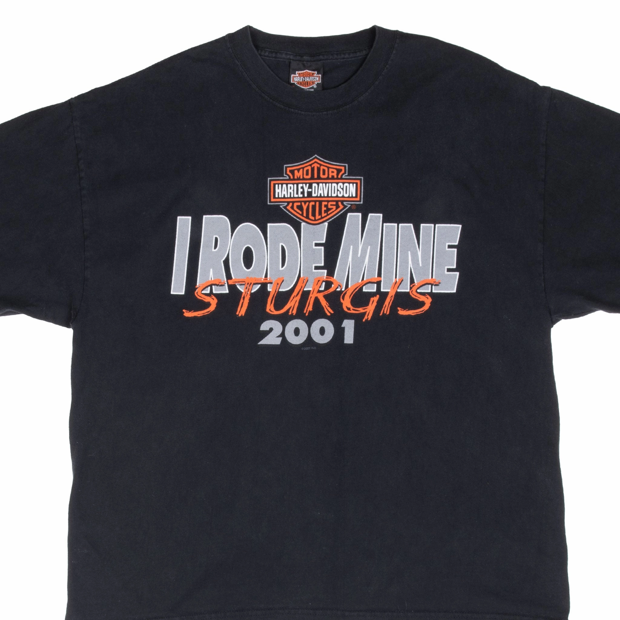 VINTAGE HARLEY DAVIDSON STURGIS SOUTH DAKOTA 2001 TEE SHIRT XL