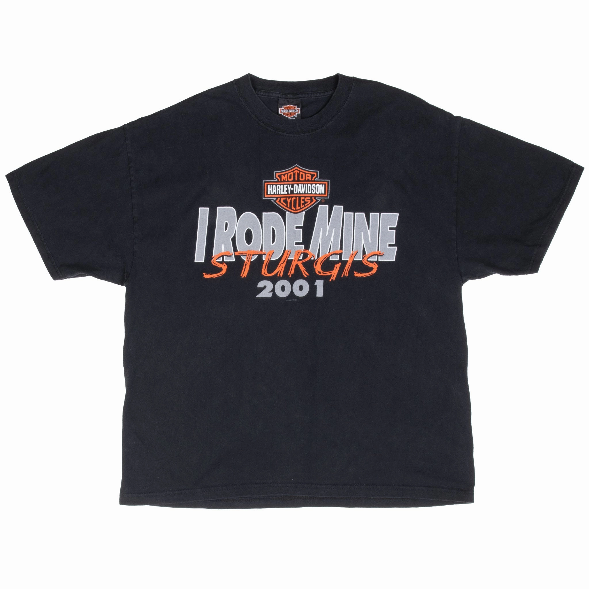 VINTAGE HARLEY DAVIDSON STURGIS SOUTH DAKOTA 2001 TEE SHIRT XL