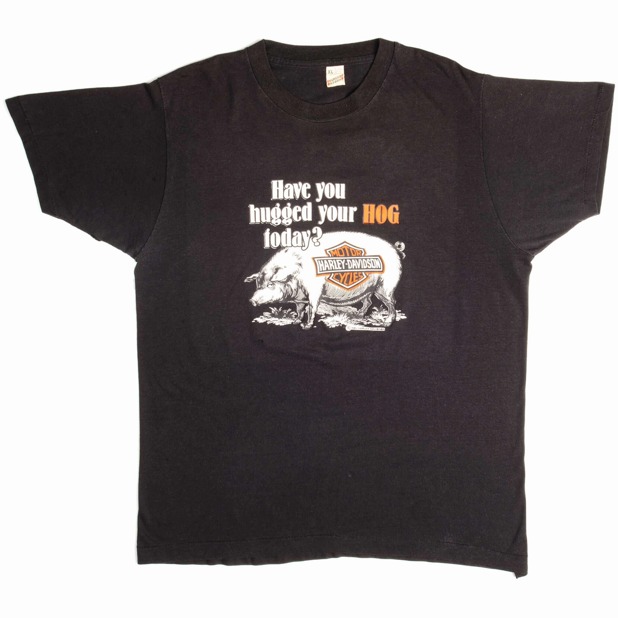VINTAGE HARLEY DAVIDSON TEE SHIRT 1982 SIZE LARGE MADE IN USA