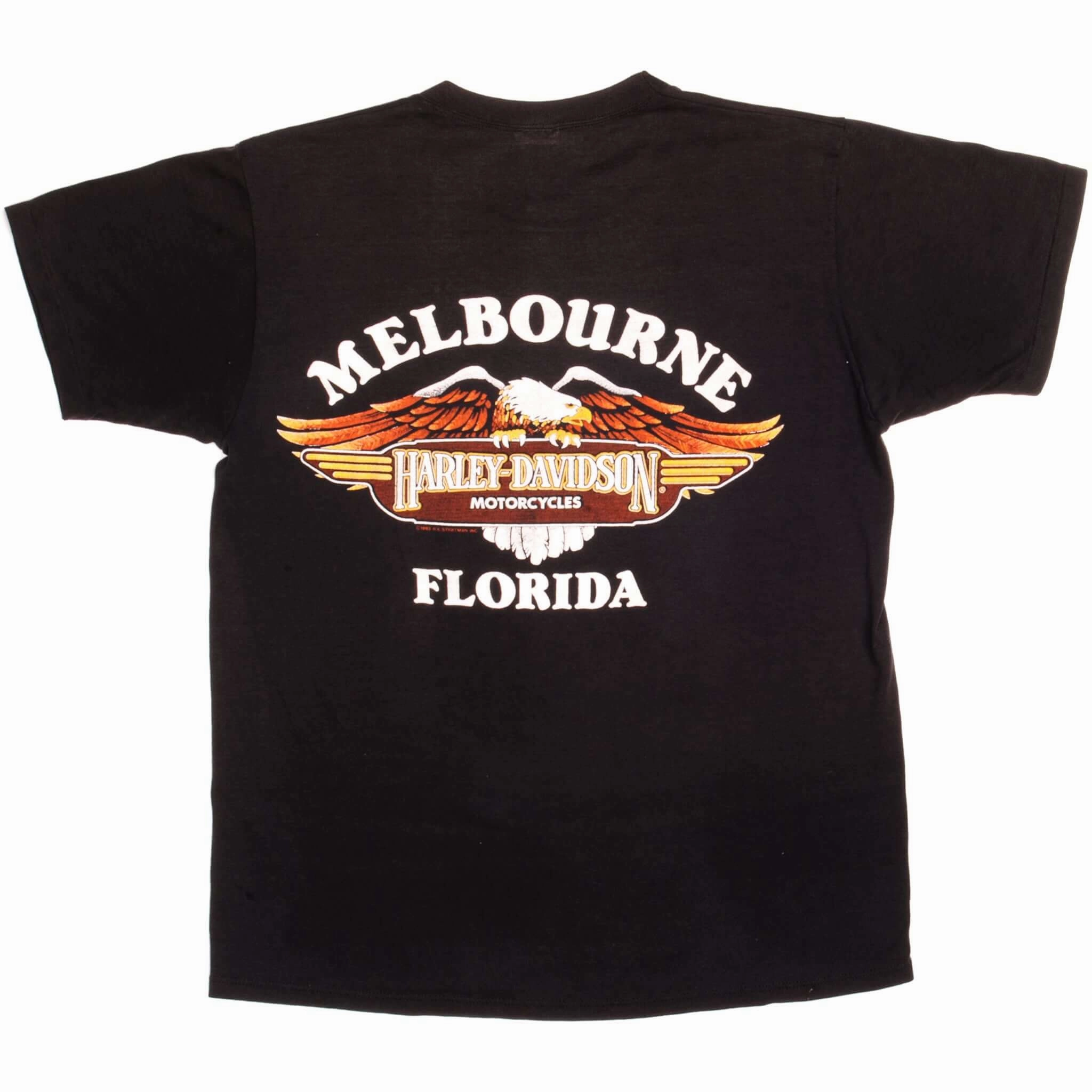 VINTAGE HARLEY DAVIDSON TEE SHIRT 1983 SIZE LARGE MADE IN USA