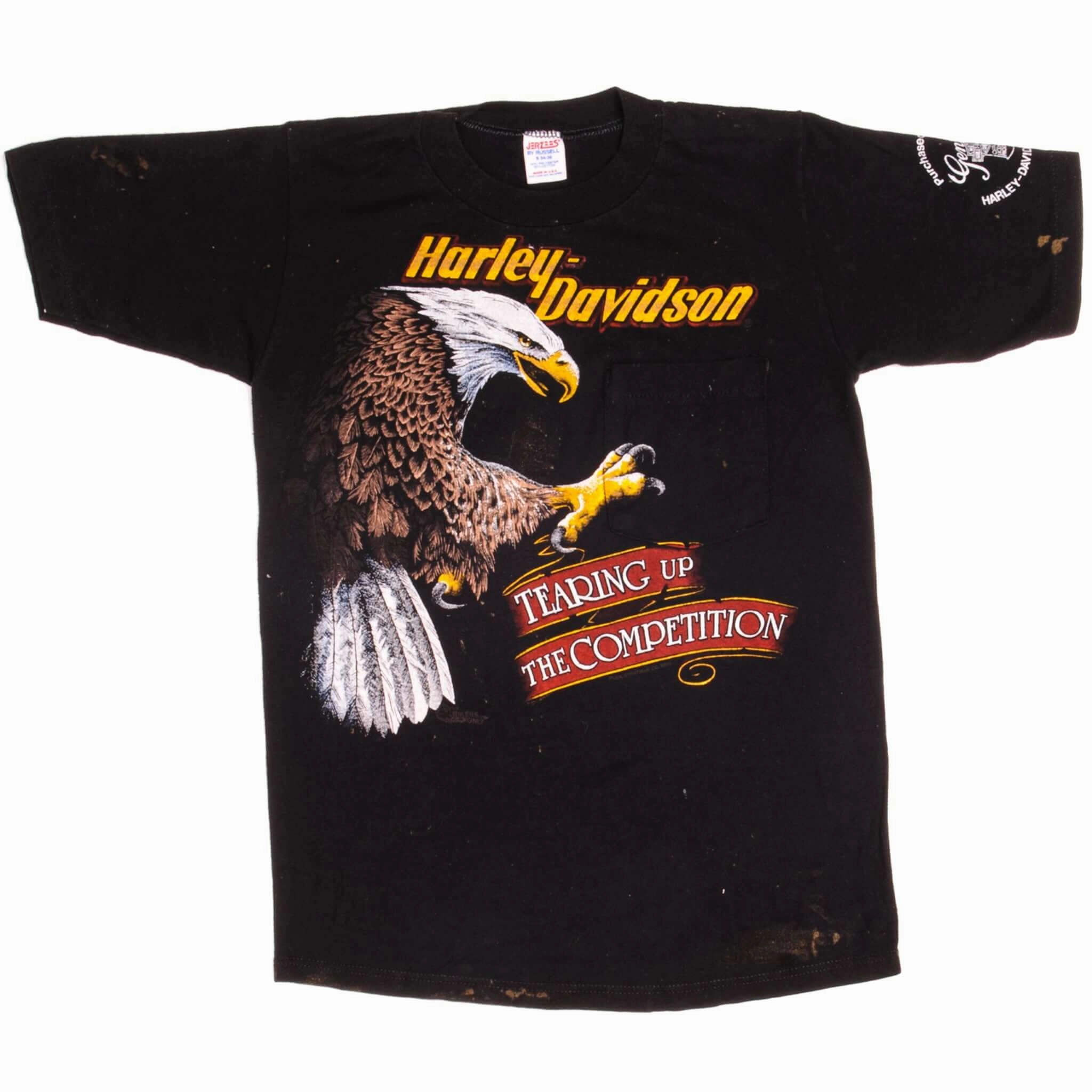VINTAGE HARLEY DAVIDSON TEE SHIRT 1985 SIZE XS MADE IN USA