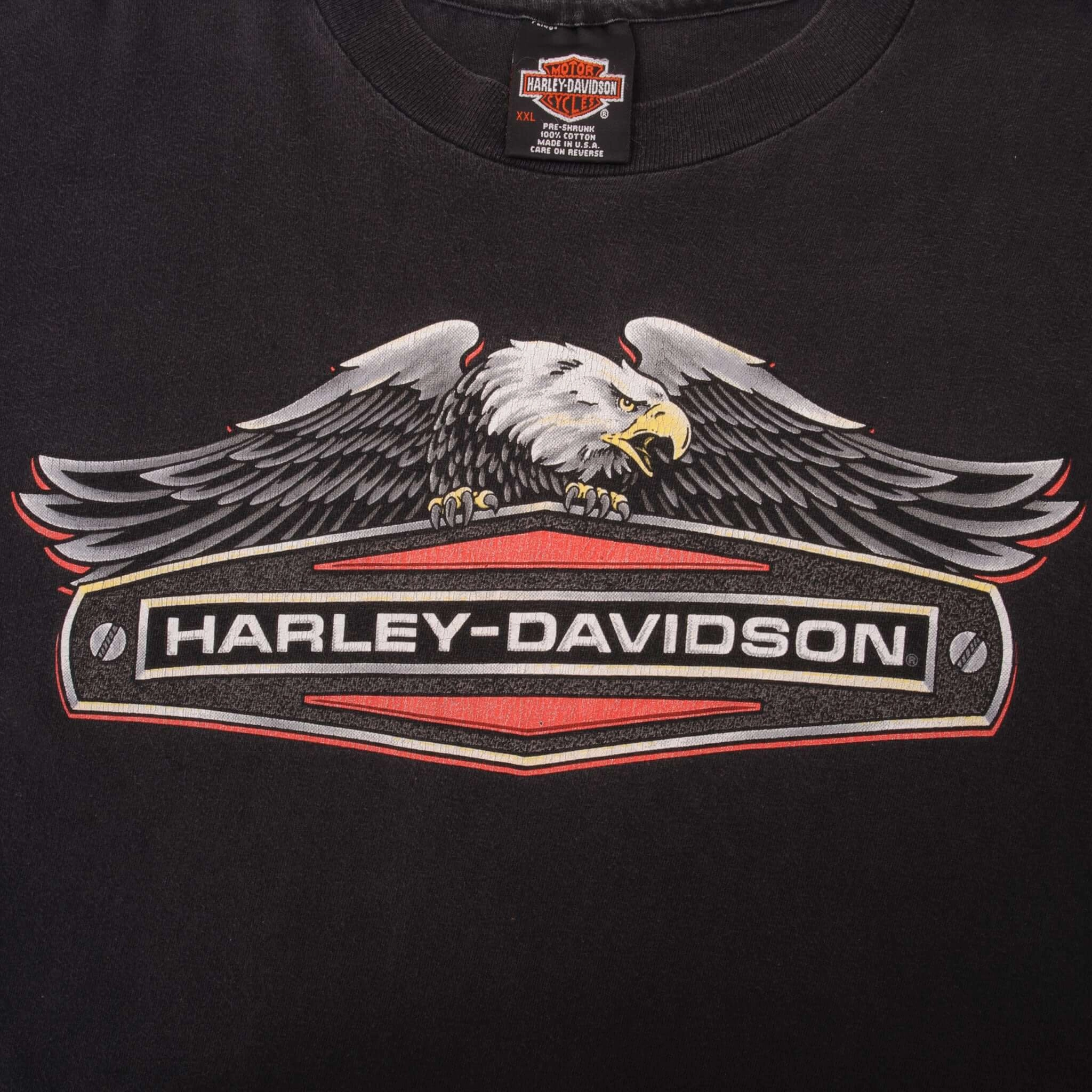 VINTAGE HARLEY DAVIDSON TEE SHIRT 1986 SIZE 2XL MADE IN USA