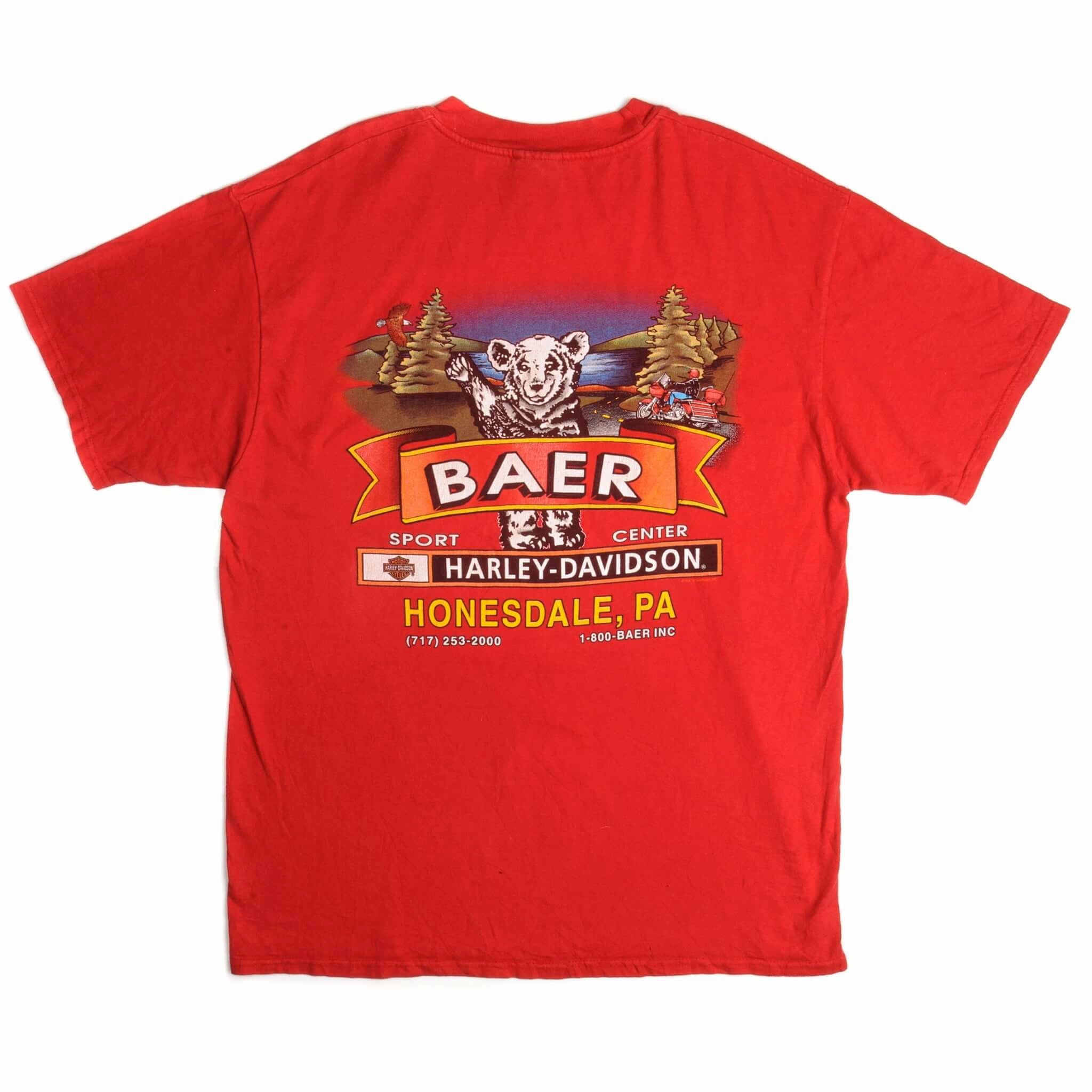 VINTAGE HARLEY DAVIDSON TEE SHIRT 1987 SIZE LARGE MADE IN USA