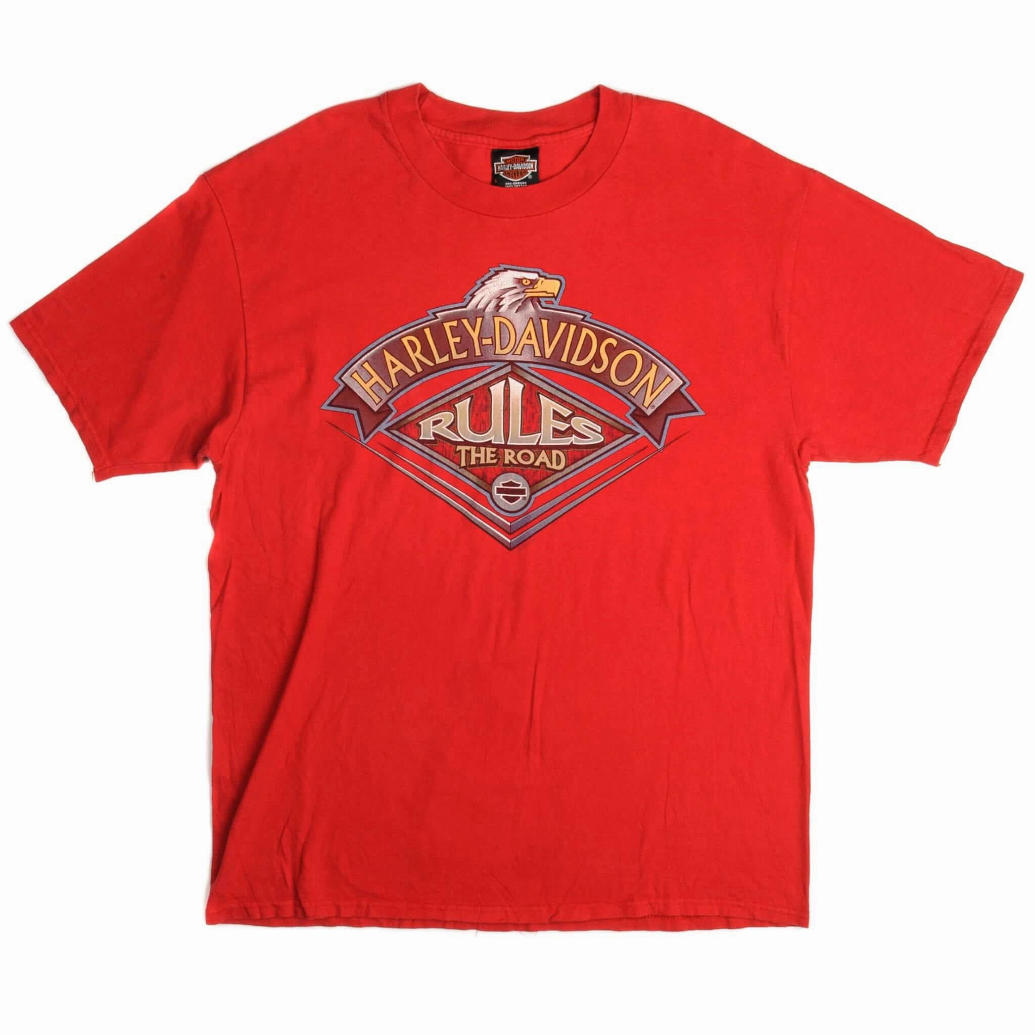 VINTAGE HARLEY DAVIDSON TEE SHIRT 1987 SIZE LARGE MADE IN USA