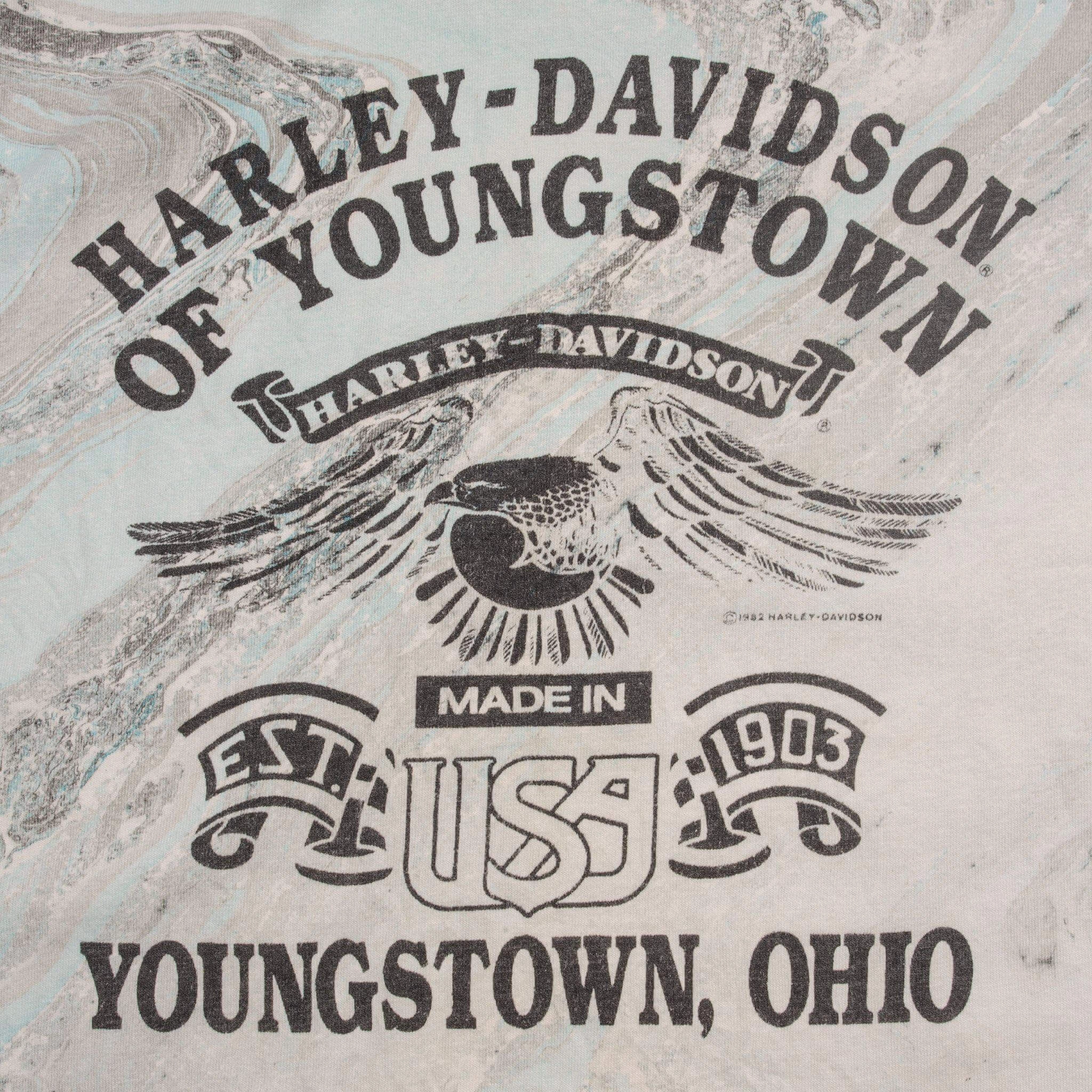 VINTAGE HARLEY DAVIDSON TEE SHIRT 1990 SIZE MEDIUM MADE IN USA