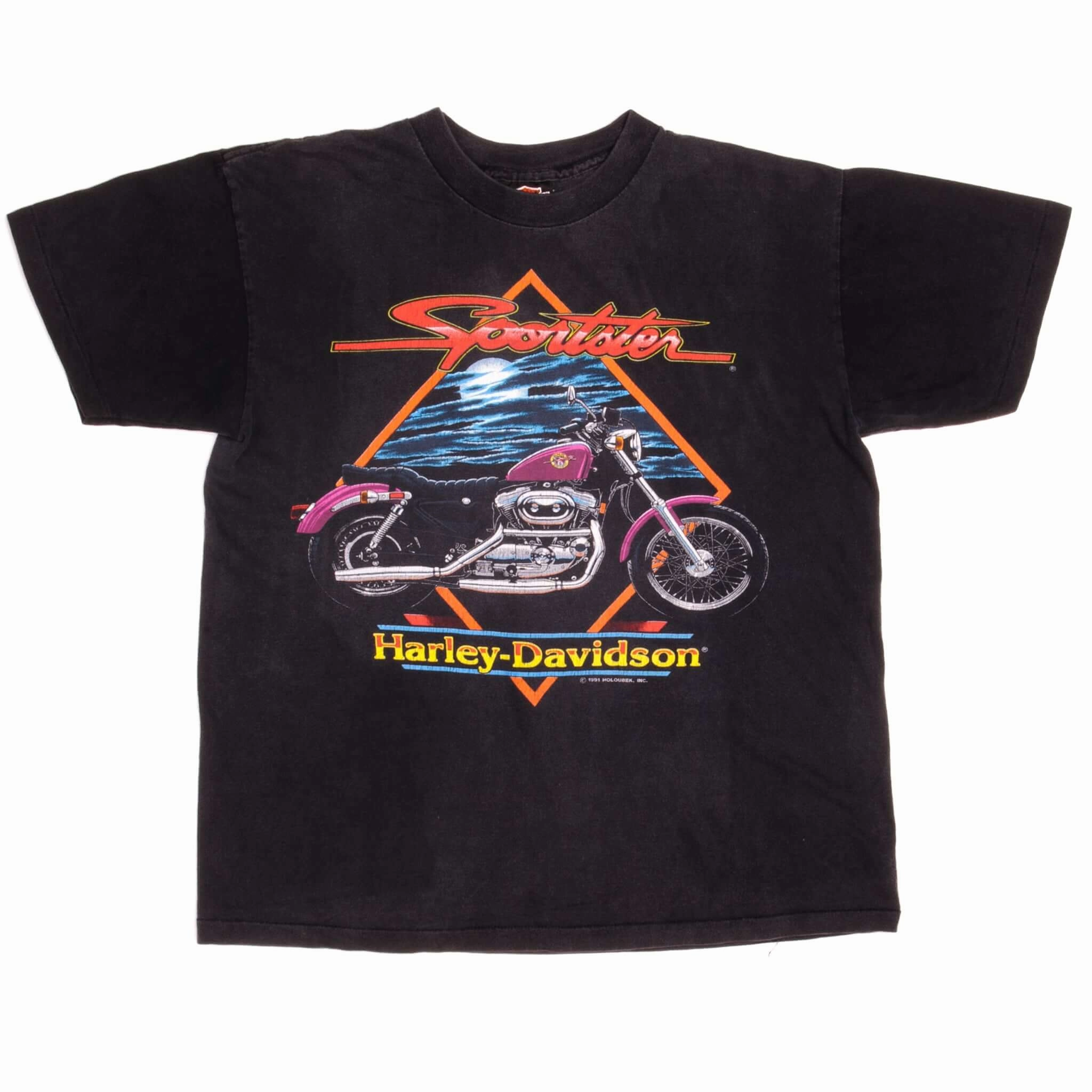 VINTAGE HARLEY DAVIDSON TEE SHIRT 1991 SIZE MEDIUM MADE IN USA