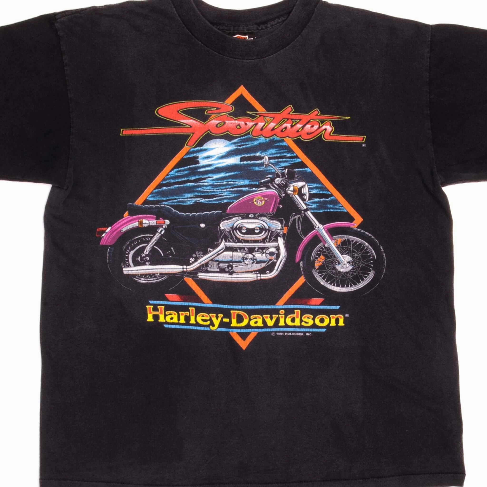 VINTAGE HARLEY DAVIDSON TEE SHIRT 1991 SIZE MEDIUM MADE IN USA