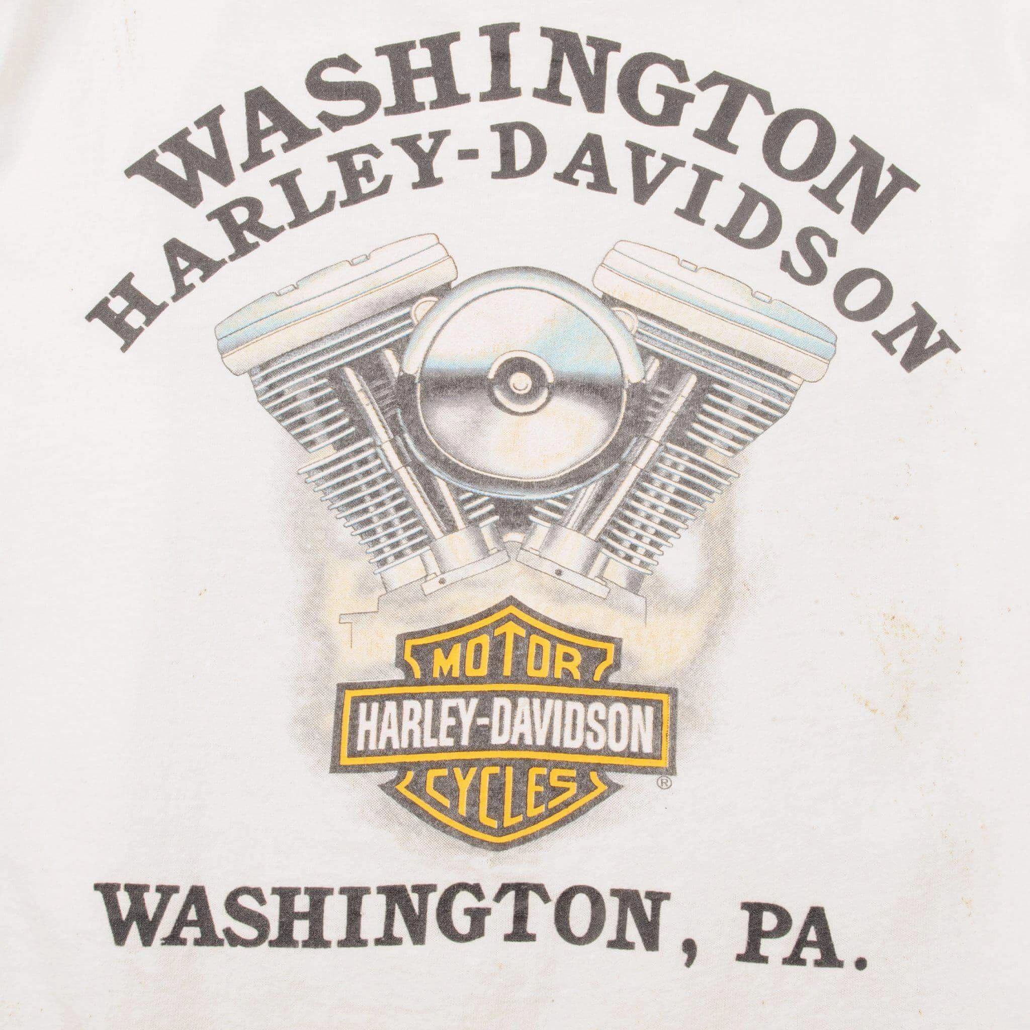 VINTAGE HARLEY DAVIDSON TEE SHIRT 1992 SIZE 2XL MADE IN USA
