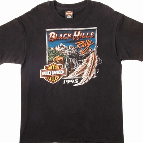 VINTAGE HARLEY DAVIDSON TEE SHIRT 1995 SIZE LARGE MADE IN USA