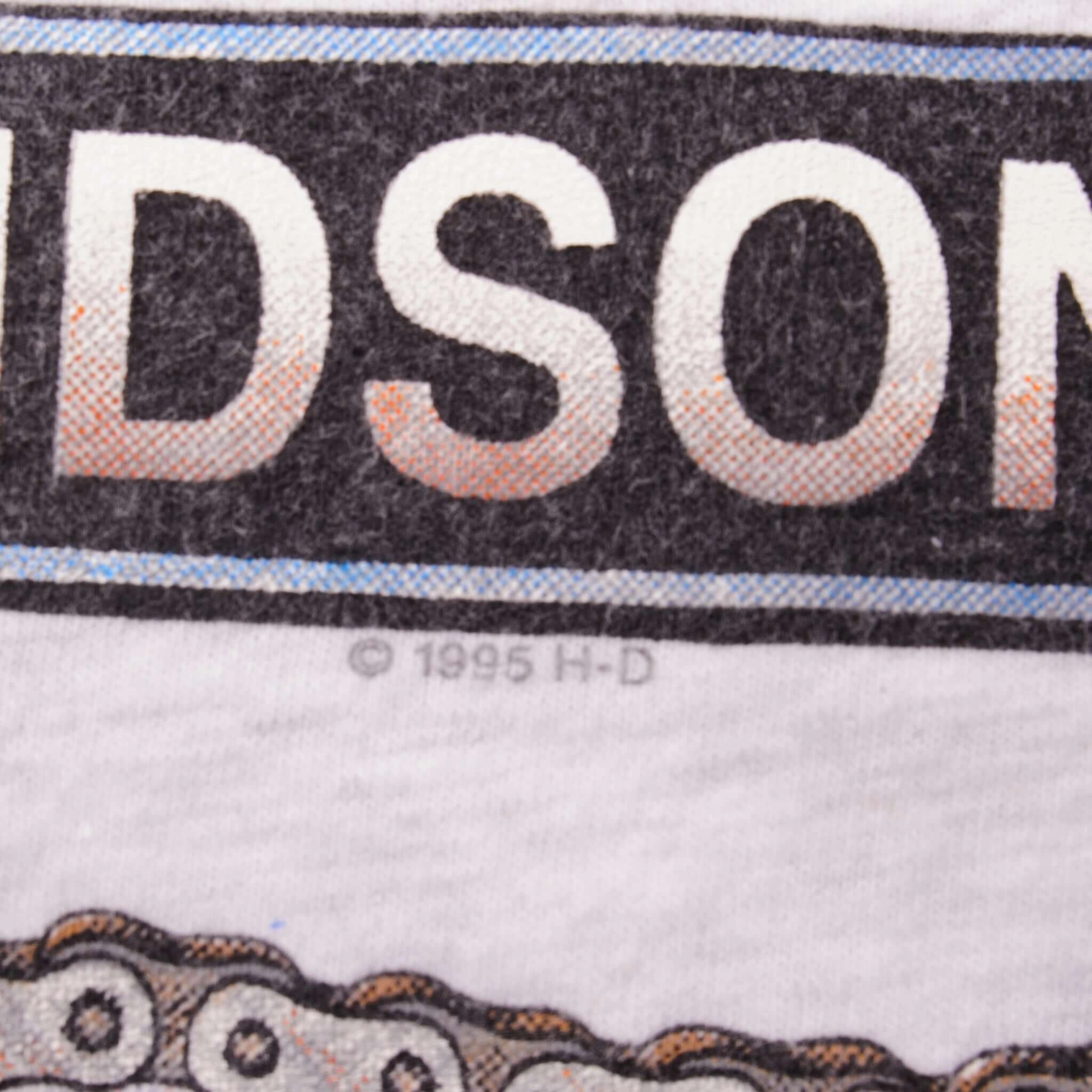 VINTAGE HARLEY DAVIDSON TEE SHIRT 1995 SIZE XL MADE IN USA