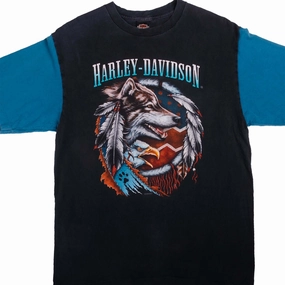 VINTAGE HARLEY DAVIDSON TEE SHIRT 1996 SIZE MEDIUM MADE IN USA
