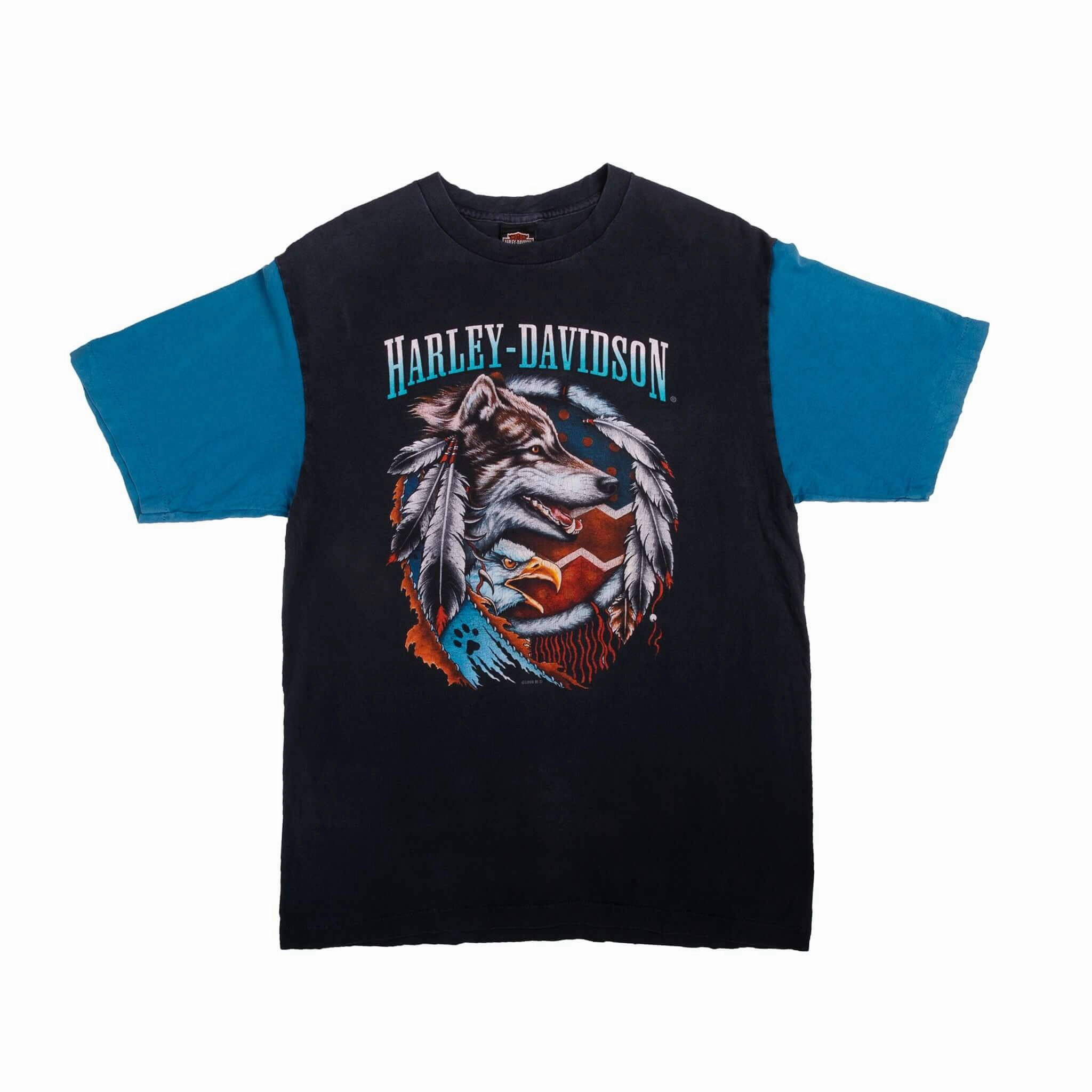 VINTAGE HARLEY DAVIDSON TEE SHIRT 1996 SIZE MEDIUM MADE IN USA