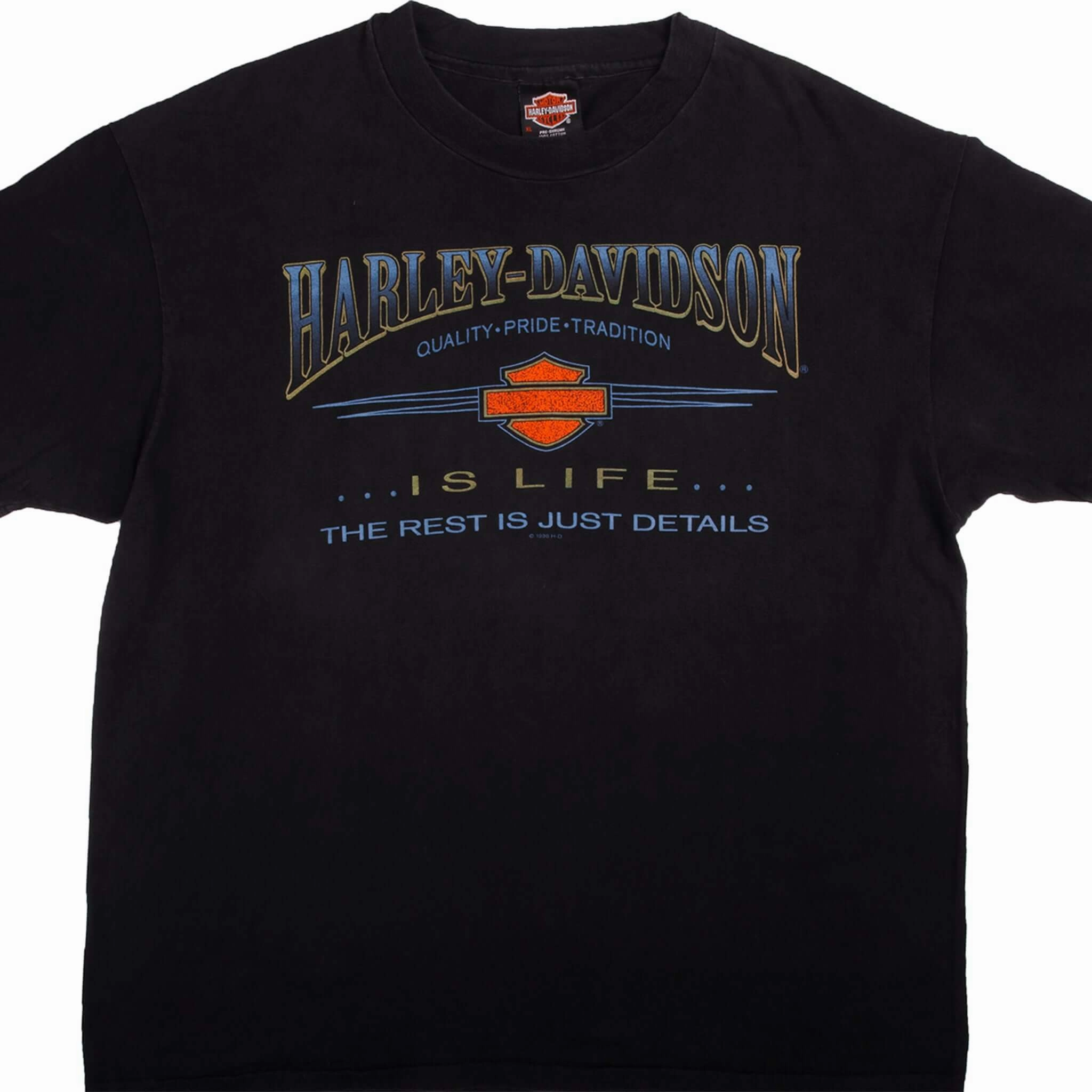 VINTAGE HARLEY DAVIDSON TEE SHIRT 1996 SIZE XL MADE IN USA