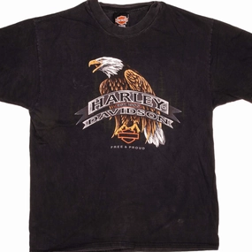VINTAGE HARLEY DAVIDSON TEE SHIRT 1998 SIZE LARGE MADE IN USA