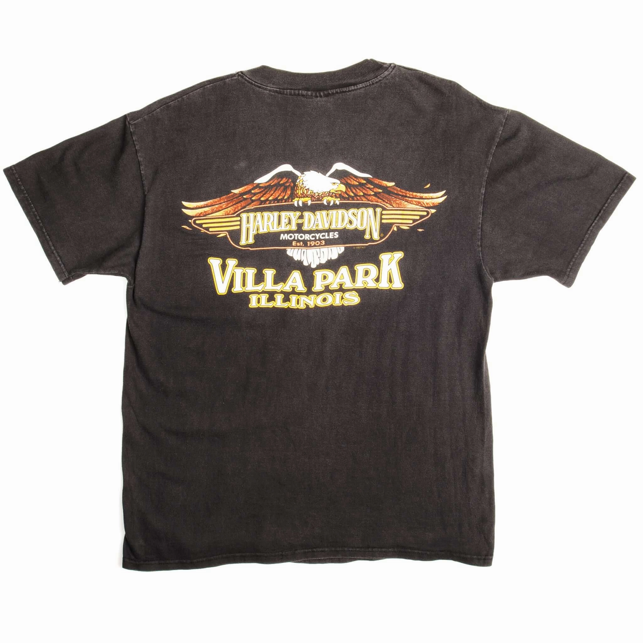 VINTAGE HARLEY DAVIDSON TEE SHIRT 1998 SIZE MEDIUM MADE IN USA