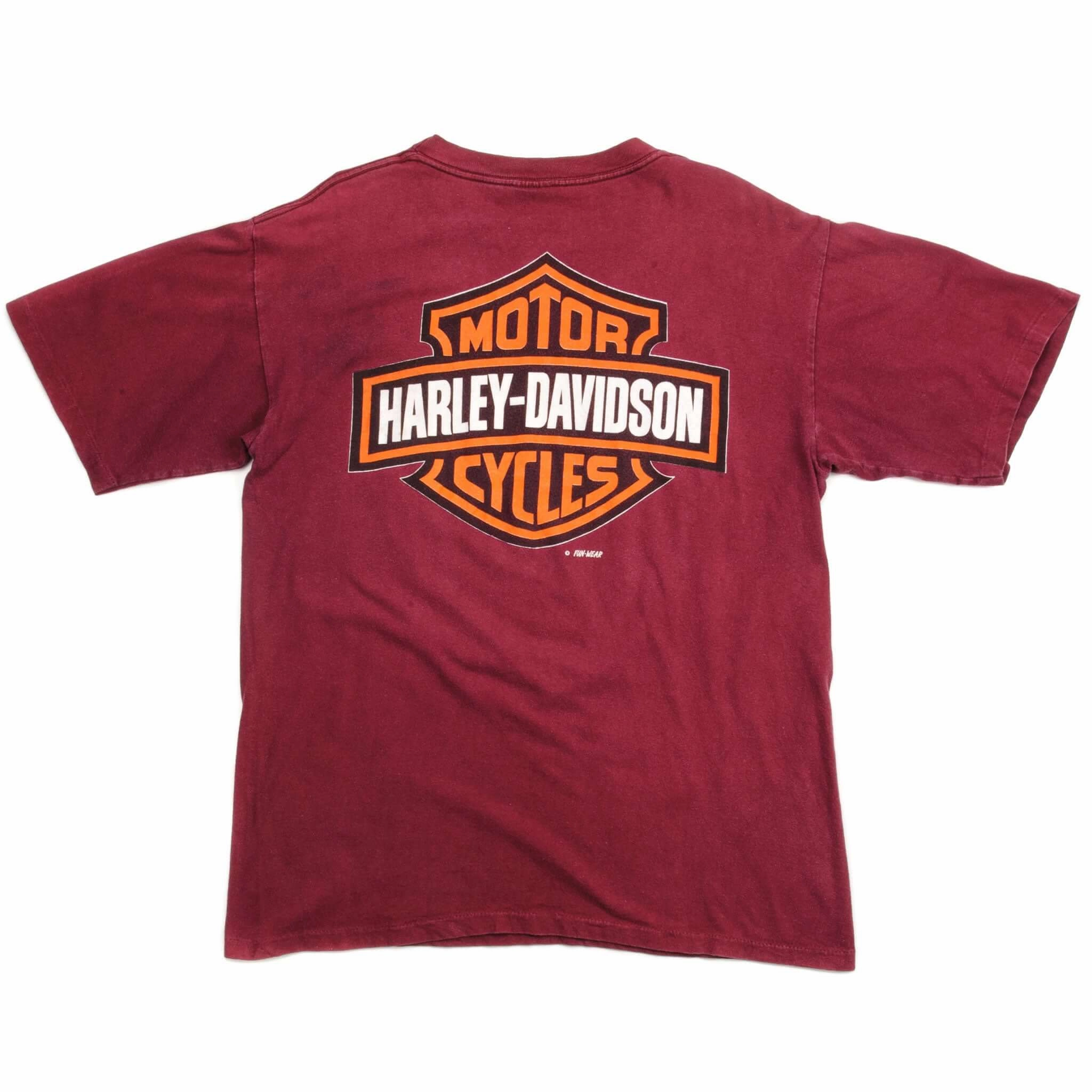 VINTAGE HARLEY DAVIDSON TEE SHIRT SIZE LARGE MADE IN USA