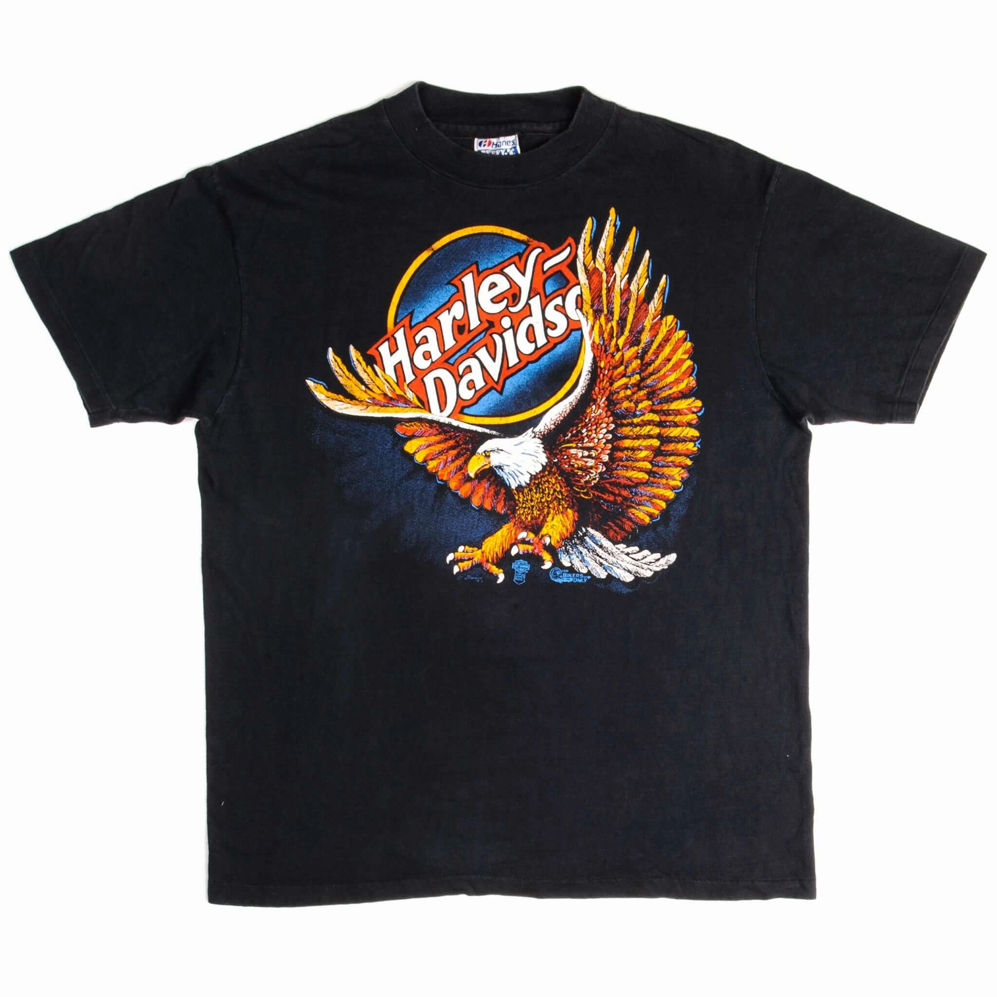 VINTAGE HARLEY DAVIDSON TEE SHIRT SIZE LARGE MADE IN USA 1980s