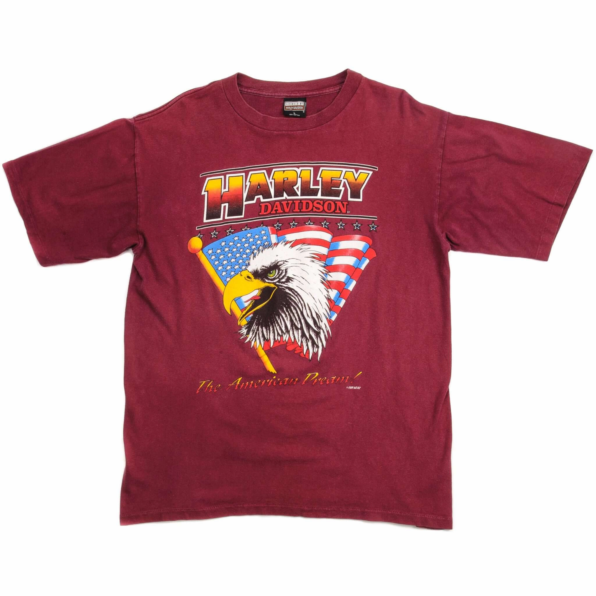 VINTAGE HARLEY DAVIDSON TEE SHIRT SIZE LARGE MADE IN USA