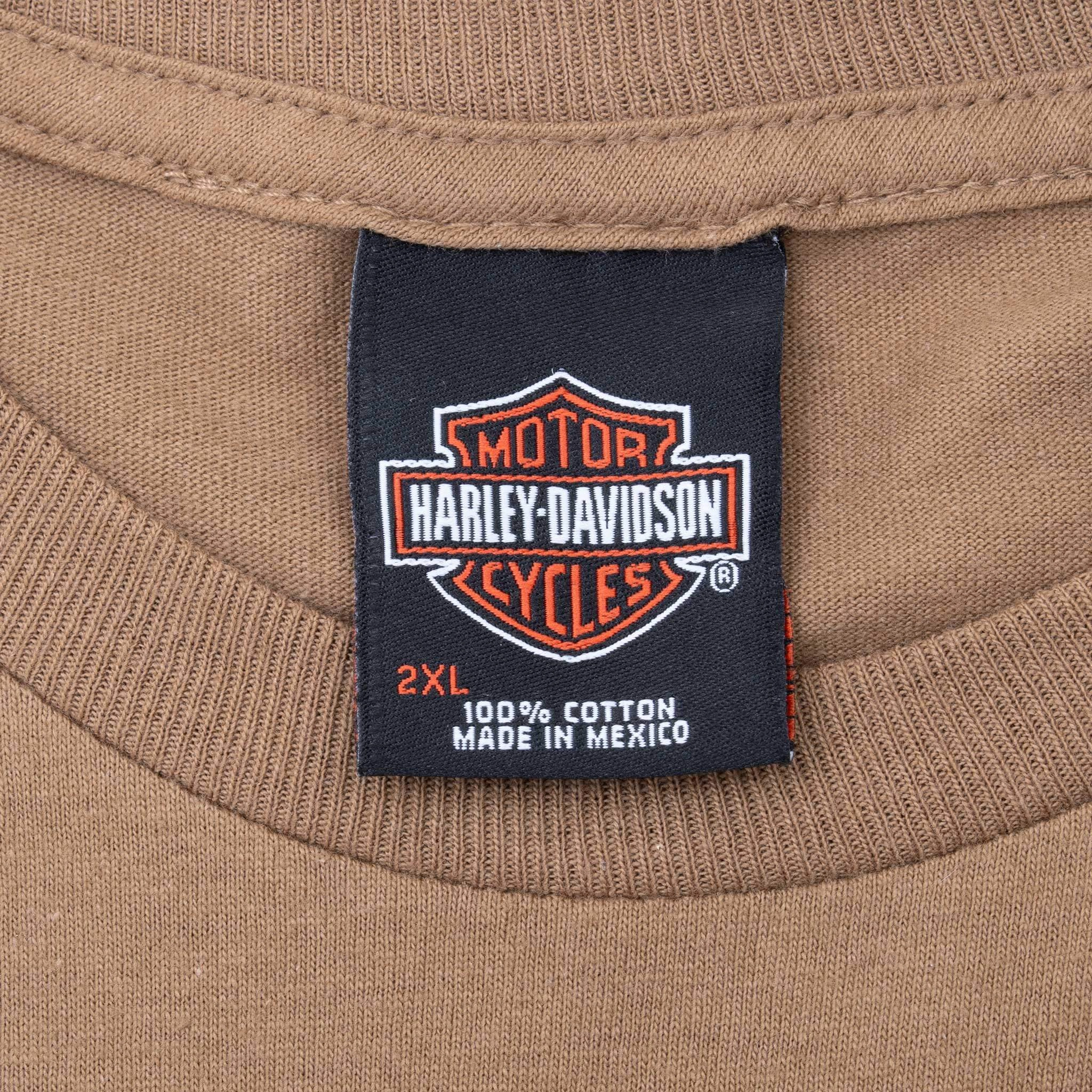 VINTAGE HARLEY DAVIDSON TEXAS 2000S TEE SHIRT 2XL