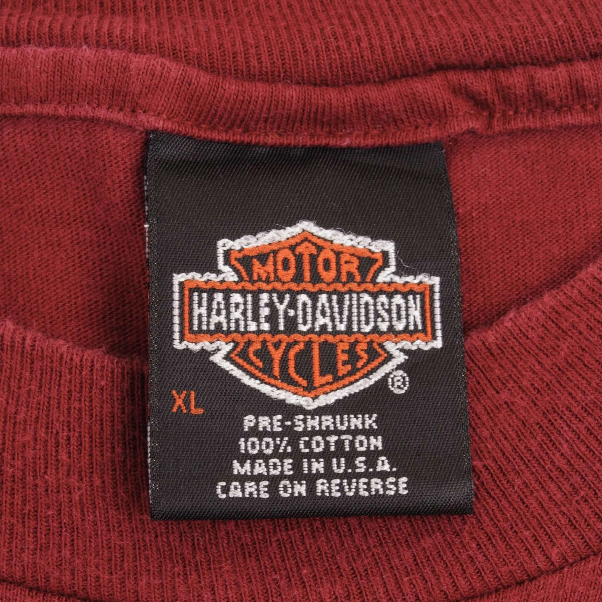 VINTAGE HARLEY DAVIDSON TEXAS TEE SHIRT 1996 SIZE XL MADE IN USA