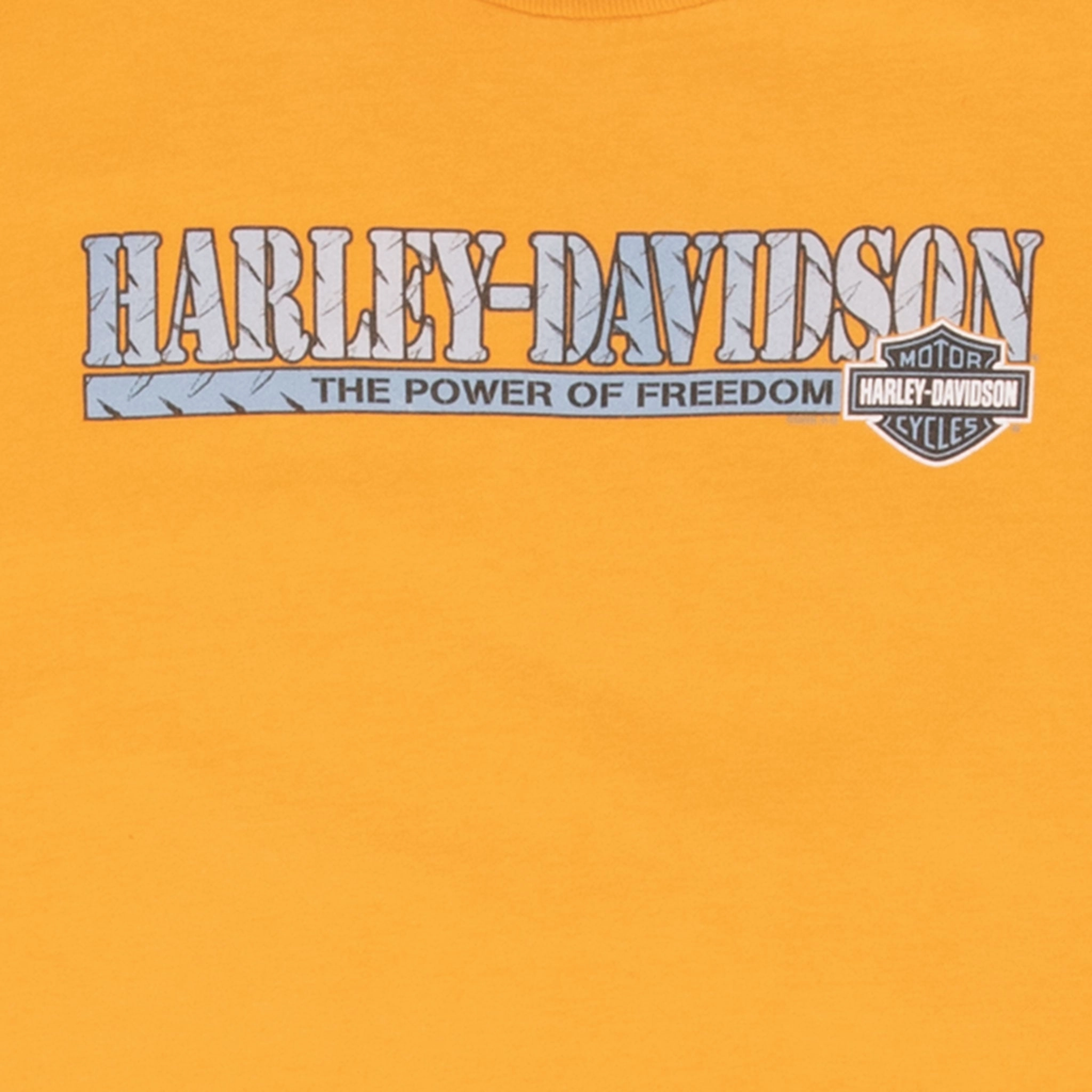 VINTAGE HARLEY DAVIDSON THE POWER OF FREEDOM TEE SHIRT 2008 XL