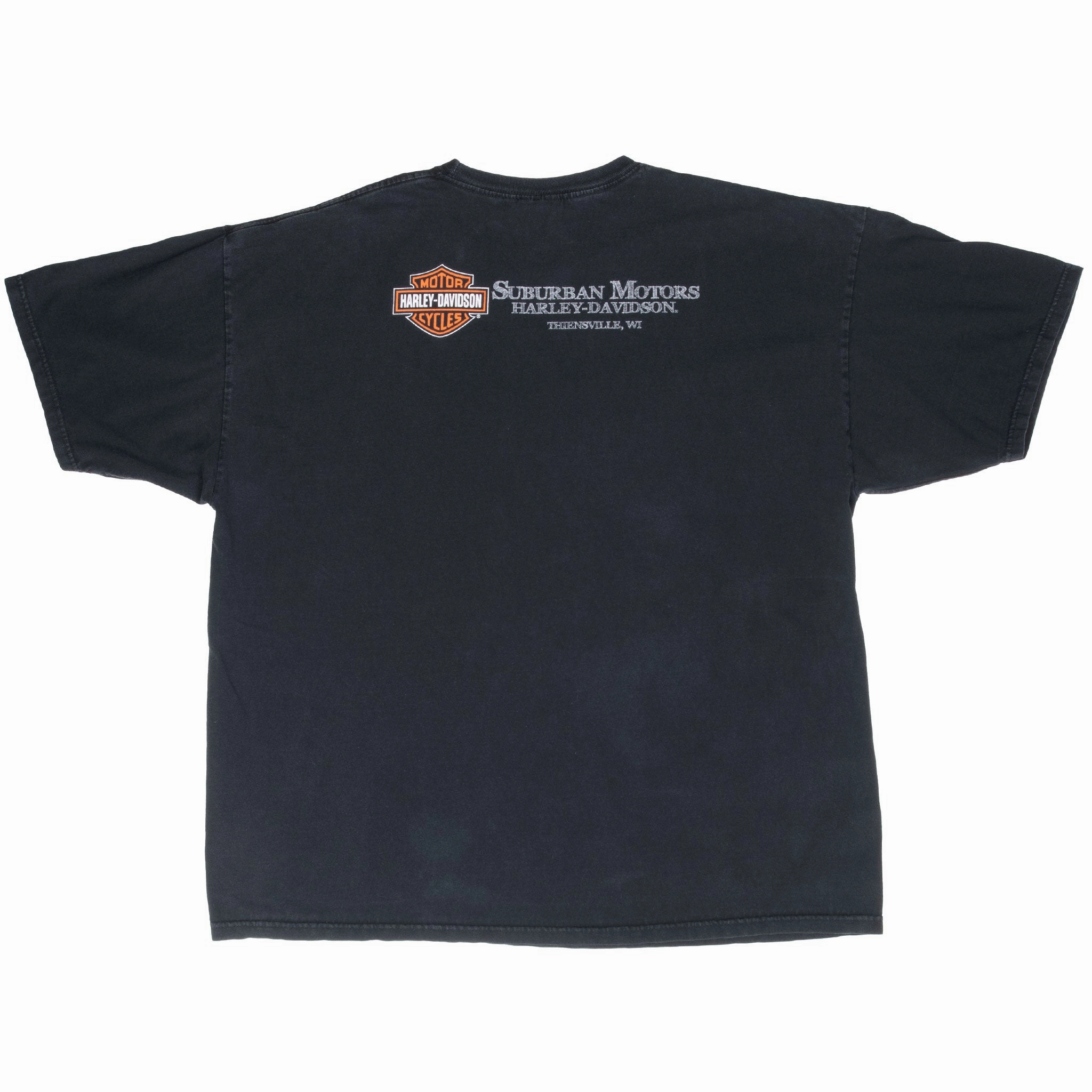 VINTAGE HARLEY DAVIDSON THIENSVILLE WISCONSIN TEE SHIRT 2011 2XL