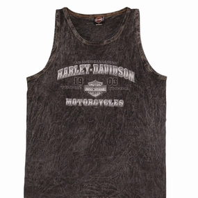 VINTAGE HARLEY DAVIDSON THUNDERBOLT TANK TOP TEE SHIRT 2004 LARGE MADE IN USA