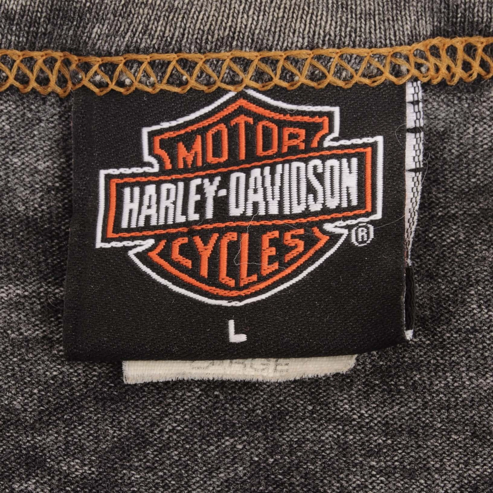 VINTAGE HARLEY DAVIDSON THUNDERBOLT TANK TOP TEE SHIRT 2004 LARGE MADE IN USA