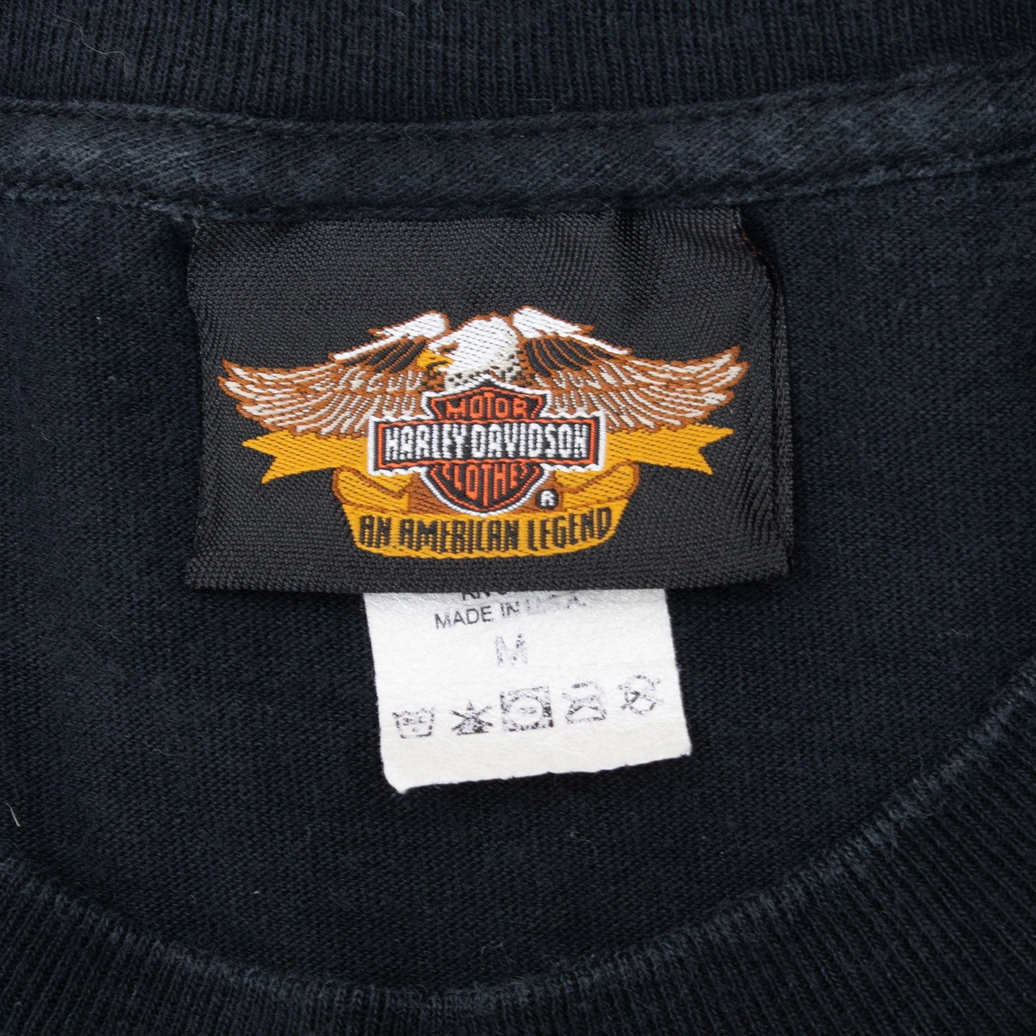 VINTAGE HARLEY DAVIDSON TOO HOT TO HANDLE 1999 TEE SHIRT MEDIUM MADE IN USA