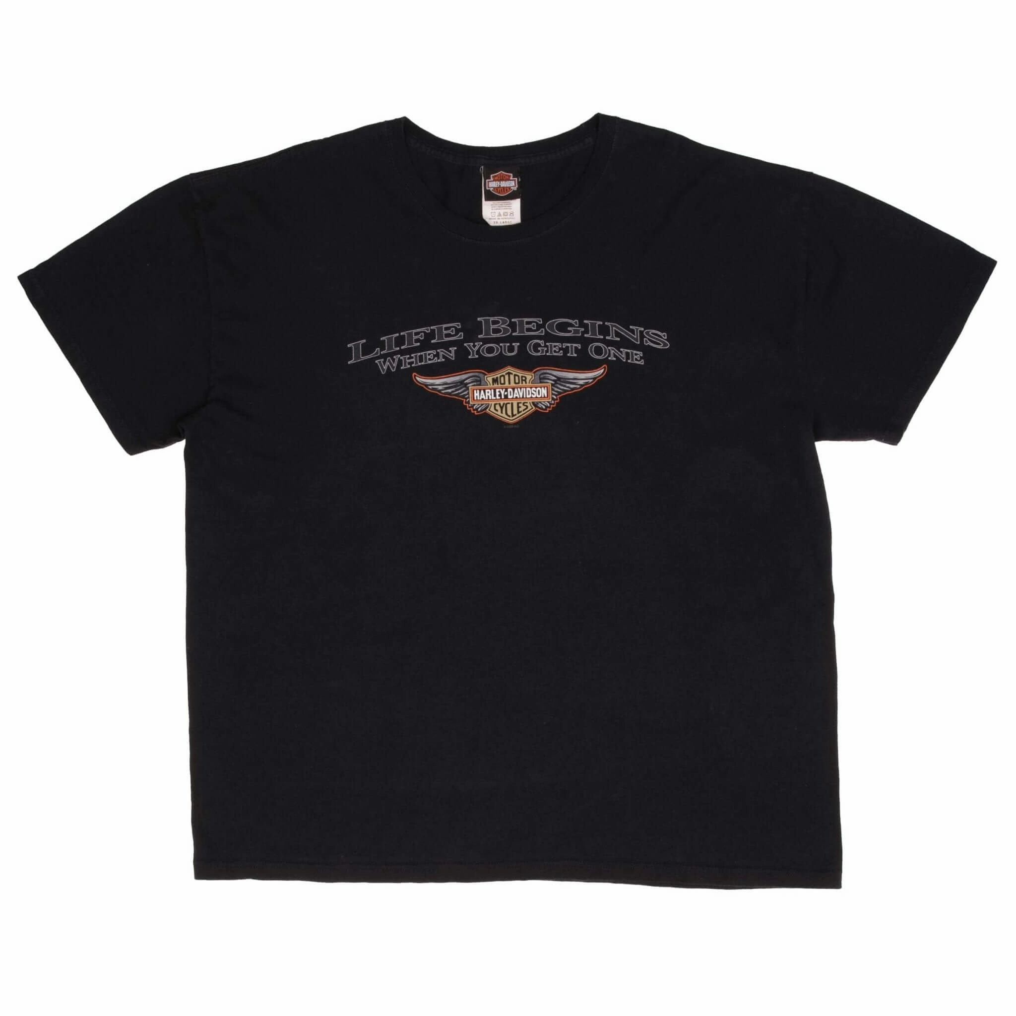 VINTAGE HARLEY DAVIDSON UPPER SANDUSKY OH TEE SHIRT SIZE 3XL