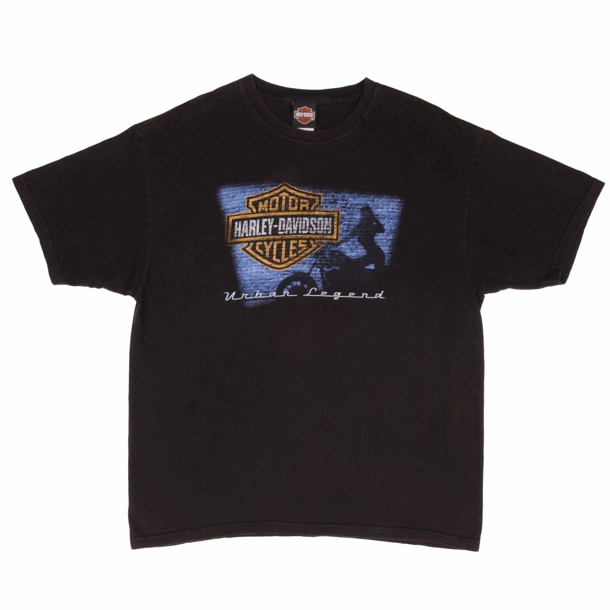 VINTAGE HARLEY DAVIDSON URBAN LEGEND KANSAS CITY TEE SHIRT 2000S SIZE XL