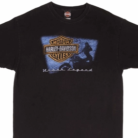 VINTAGE HARLEY DAVIDSON URBAN LEGEND KANSAS CITY TEE SHIRT 2000S SIZE XL