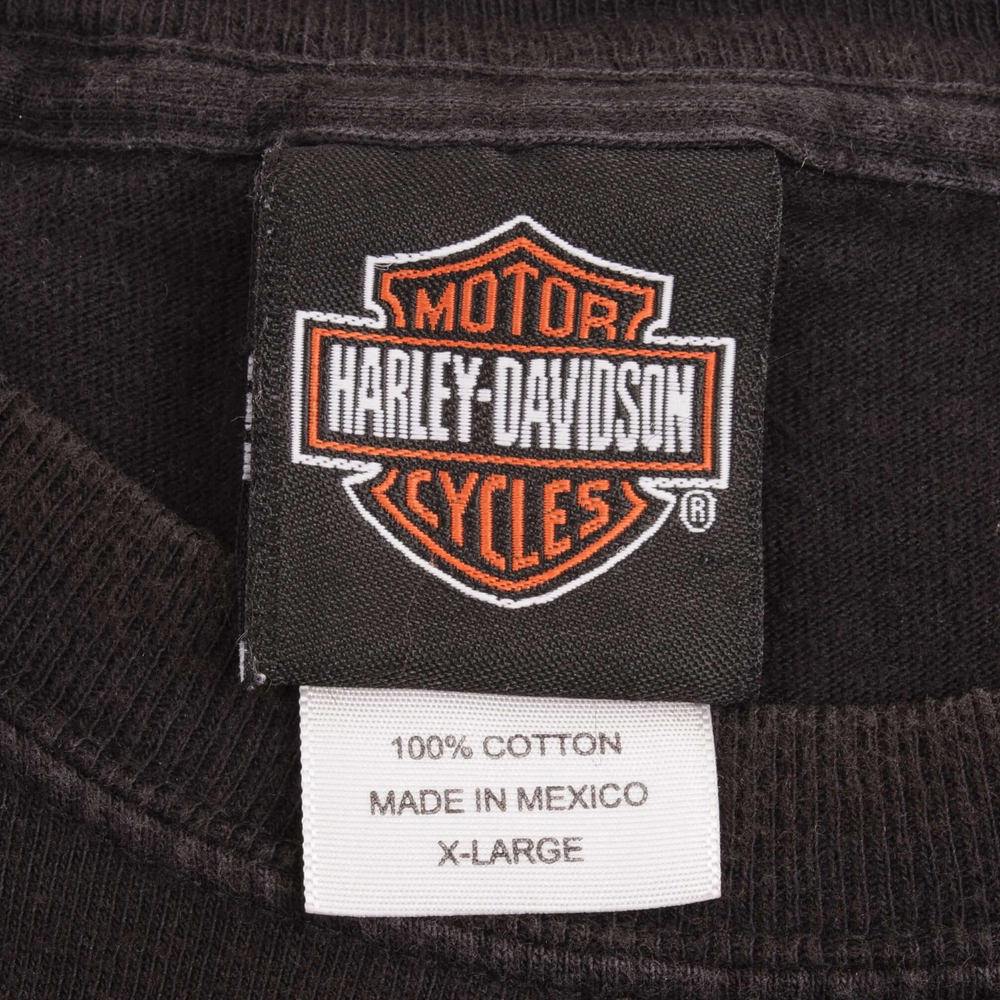 VINTAGE HARLEY DAVIDSON URBAN LEGEND KANSAS CITY TEE SHIRT 2000S SIZE XL