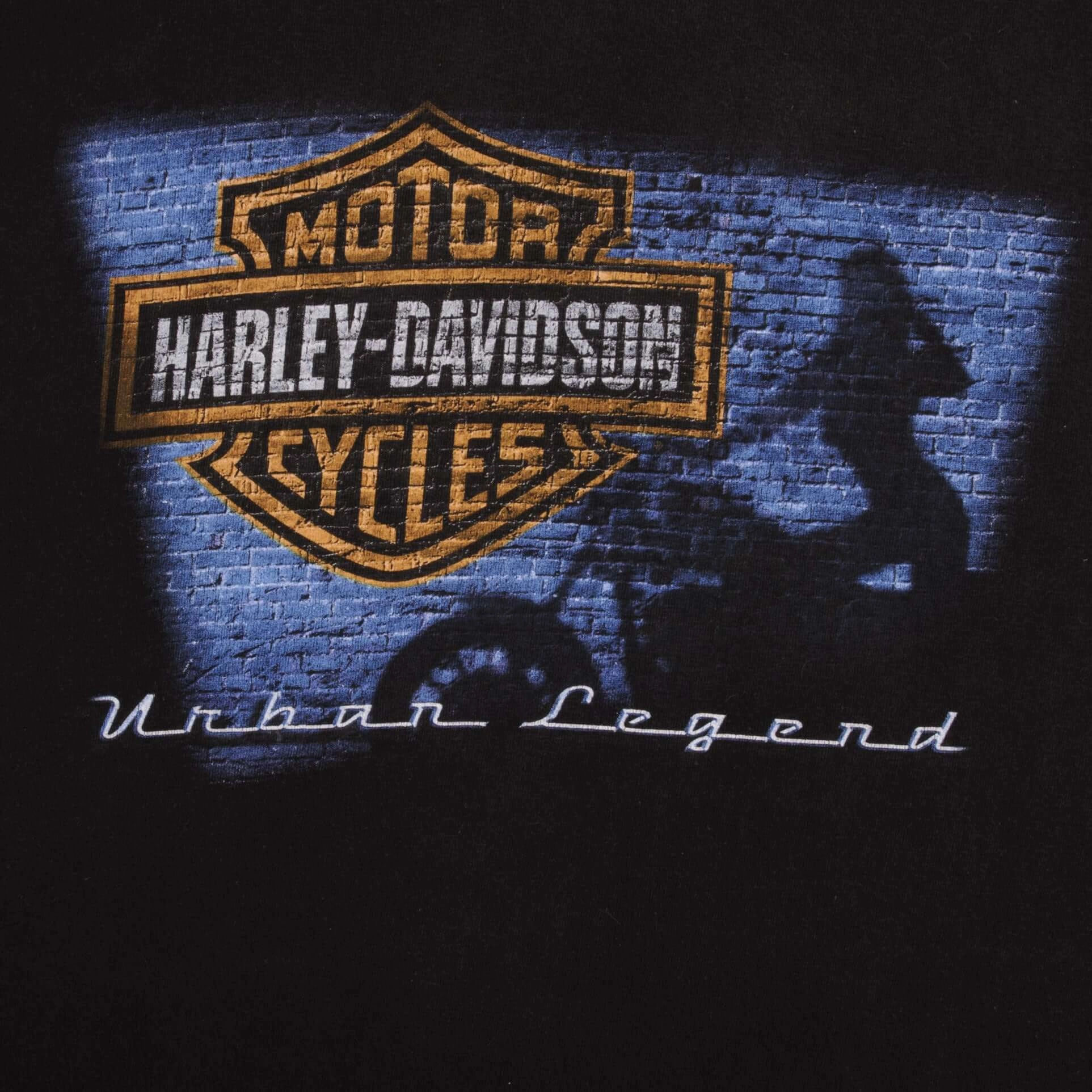 VINTAGE HARLEY DAVIDSON URBAN LEGEND KANSAS CITY TEE SHIRT 2000S SIZE XL
