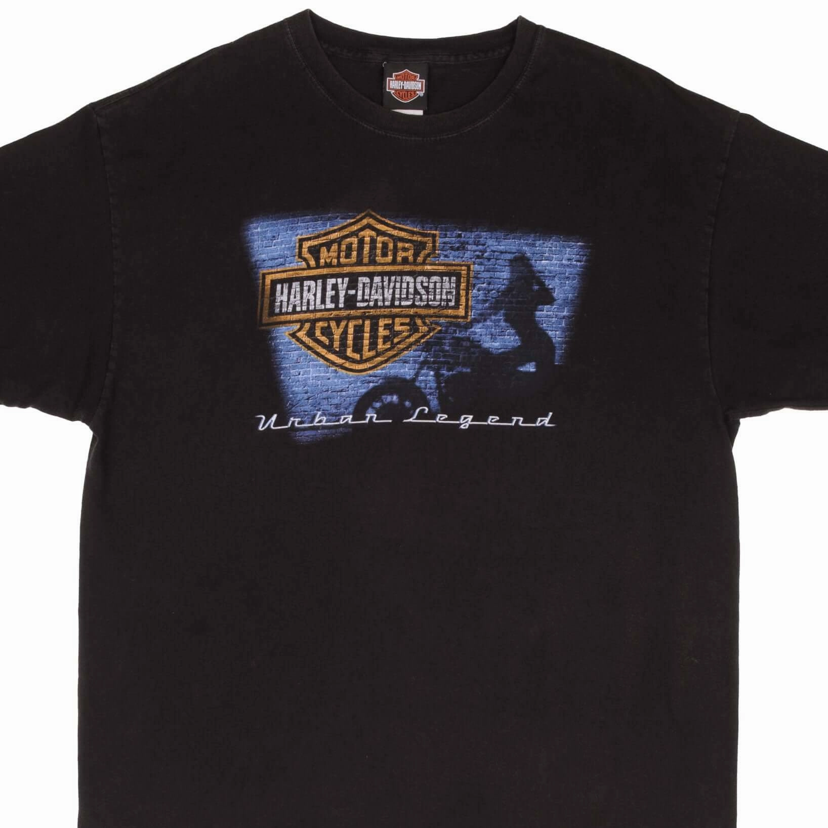 VINTAGE HARLEY DAVIDSON URBAN LEGEND KANSAS CITY TEE SHIRT 2000S SIZE XL