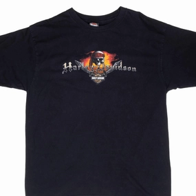 VINTAGE HARLEY DAVIDSON US VIRGIN ISLAND 2007 TEE SHIRT LARGE MADE IN USA