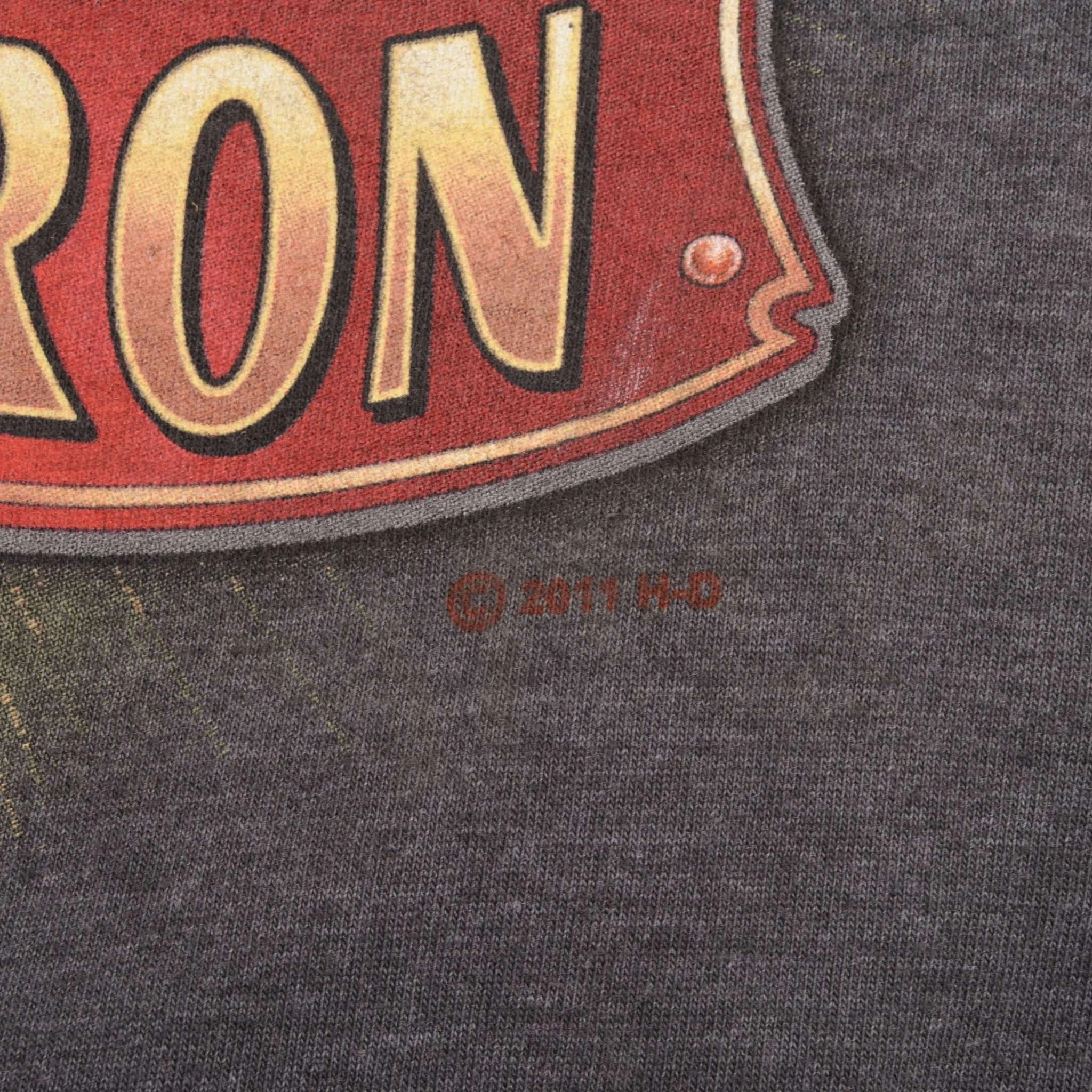 VINTAGE HARLEY DAVIDSON VINTAGE IRON 2011 TEE SHIRT SIZE MEDIUM