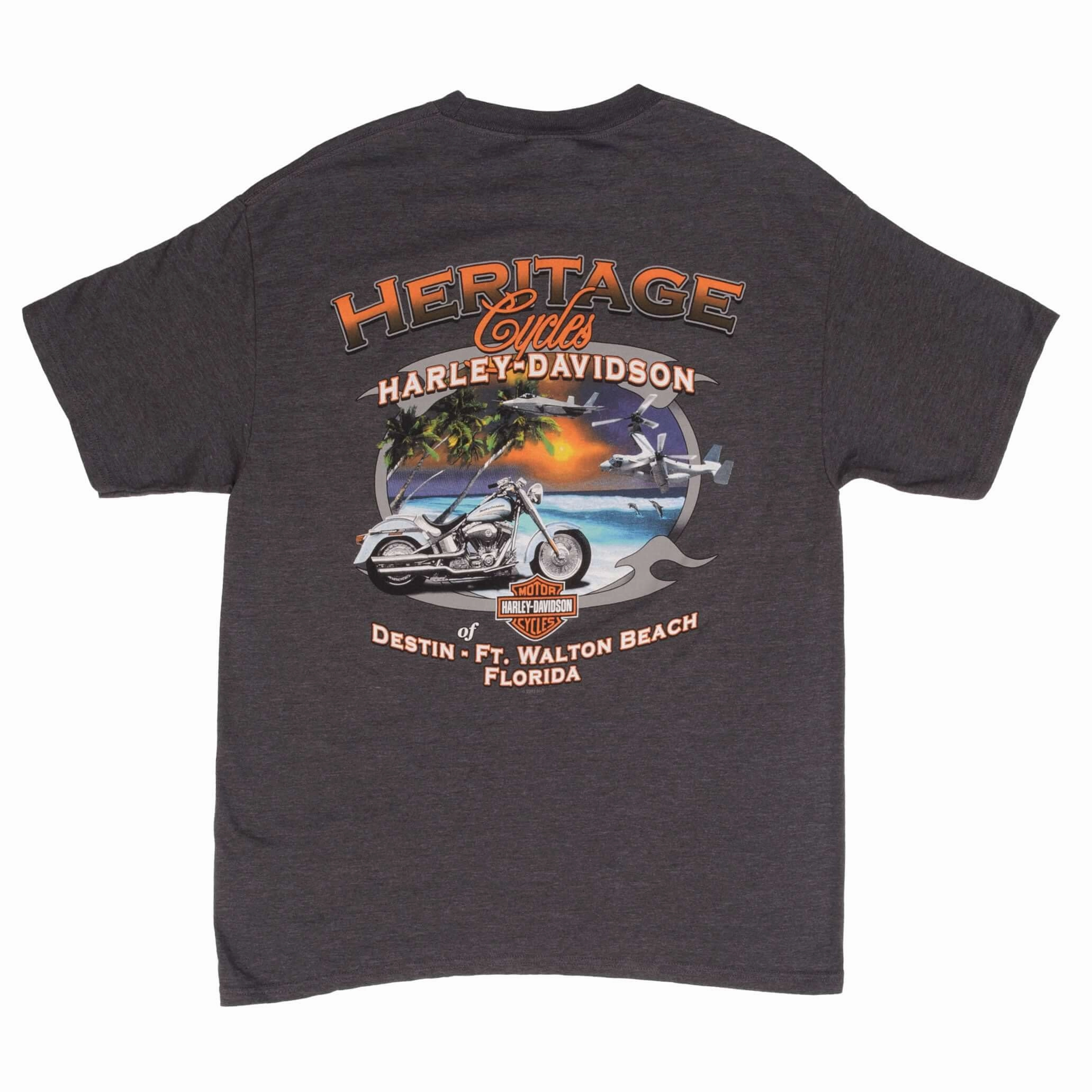 VINTAGE HARLEY DAVIDSON VINTAGE IRON 2011 TEE SHIRT SIZE MEDIUM