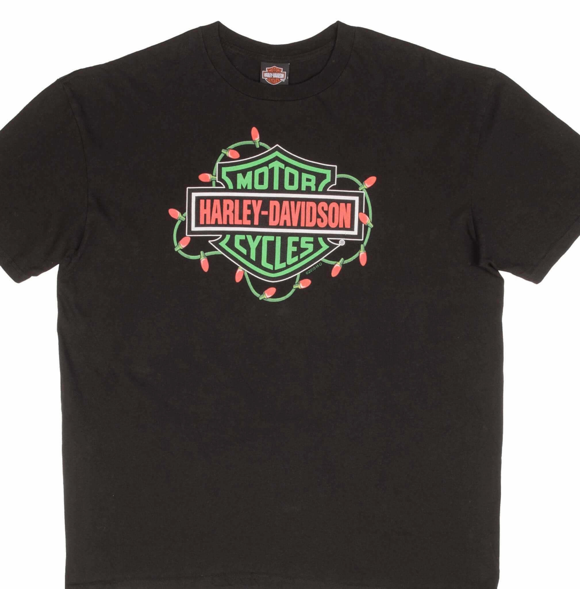 VINTAGE HARLEY DAVIDSON XMAS KANSAS CITY TEE SHIRT SIZE 2XL