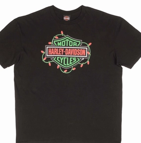VINTAGE HARLEY DAVIDSON XMAS KANSAS CITY TEE SHIRT SIZE 2XL