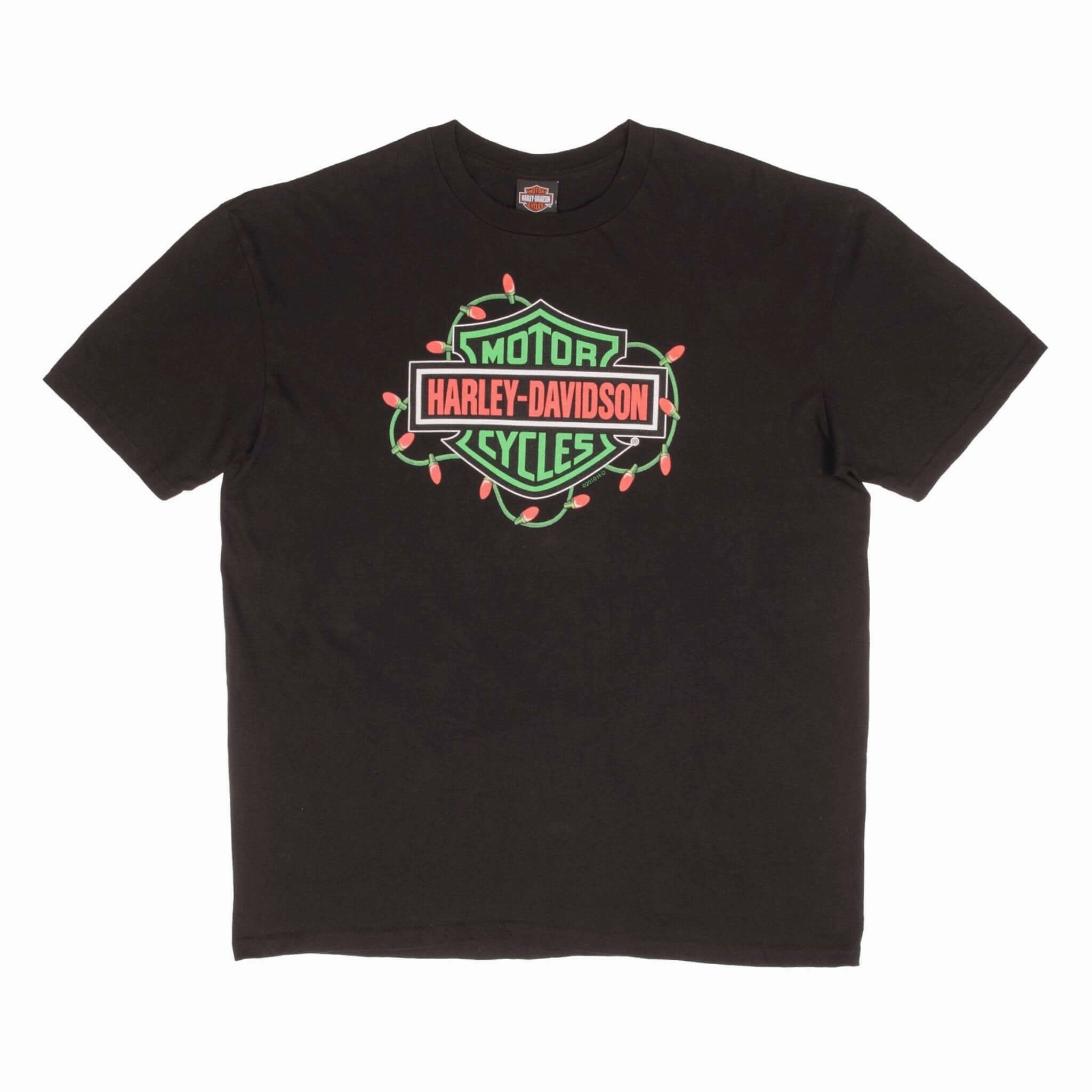 VINTAGE HARLEY DAVIDSON XMAS KANSAS CITY TEE SHIRT SIZE 2XL