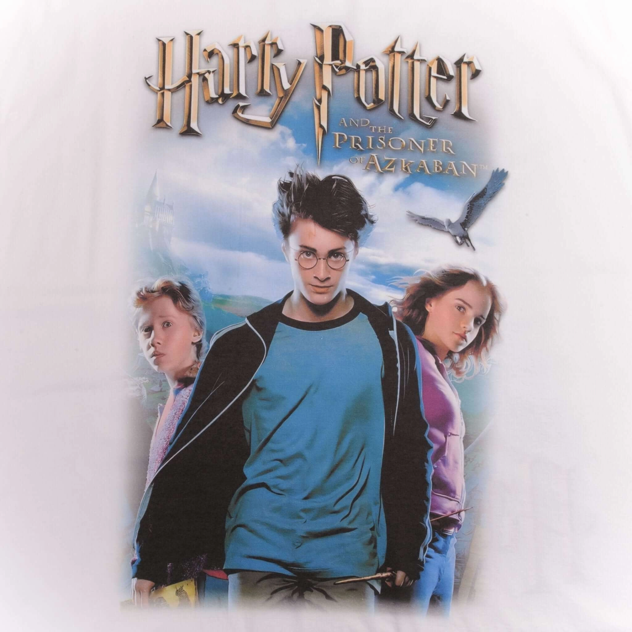 VINTAGE HARRY POTTER MOVIE PRISONER OF AZKABAN TEE SHIRT SIZE XL