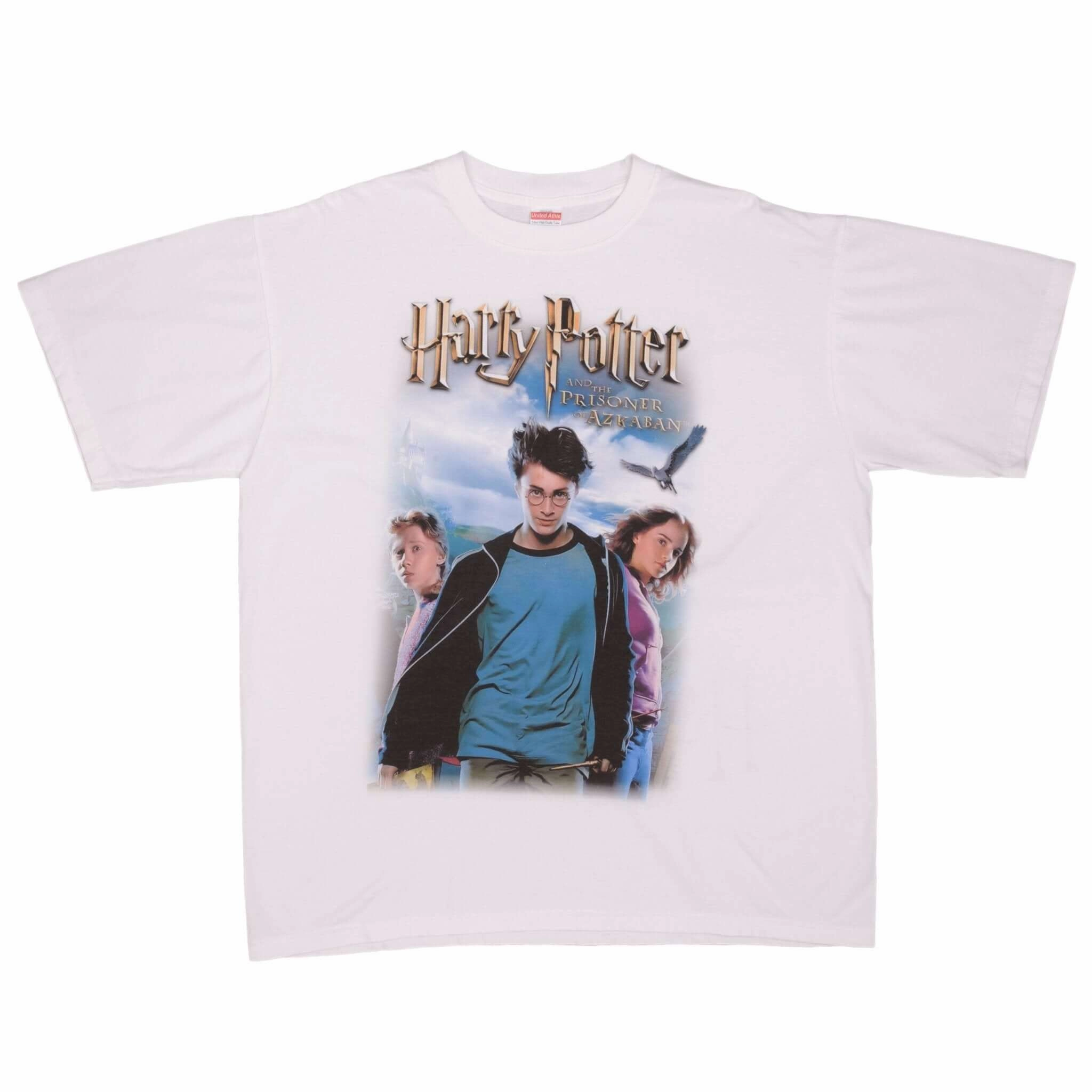 VINTAGE HARRY POTTER MOVIE PRISONER OF AZKABAN TEE SHIRT SIZE XL
