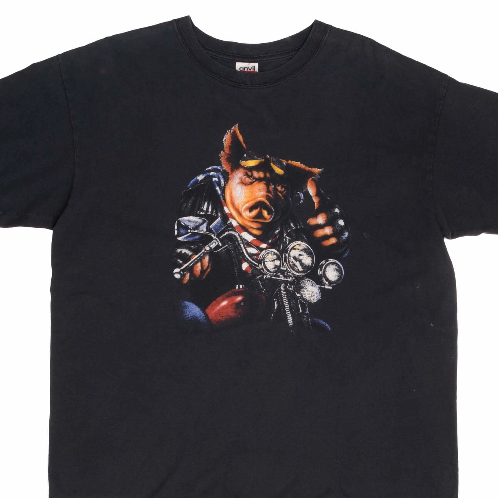 VINTAGE HOG BIKER TEE SHIRT 1990S SIZE XL