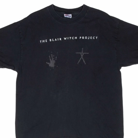 VINTAGE HORROR MOVIE THE BLAIR WITCH PROJECT 1990S TEE SHIRT XL
