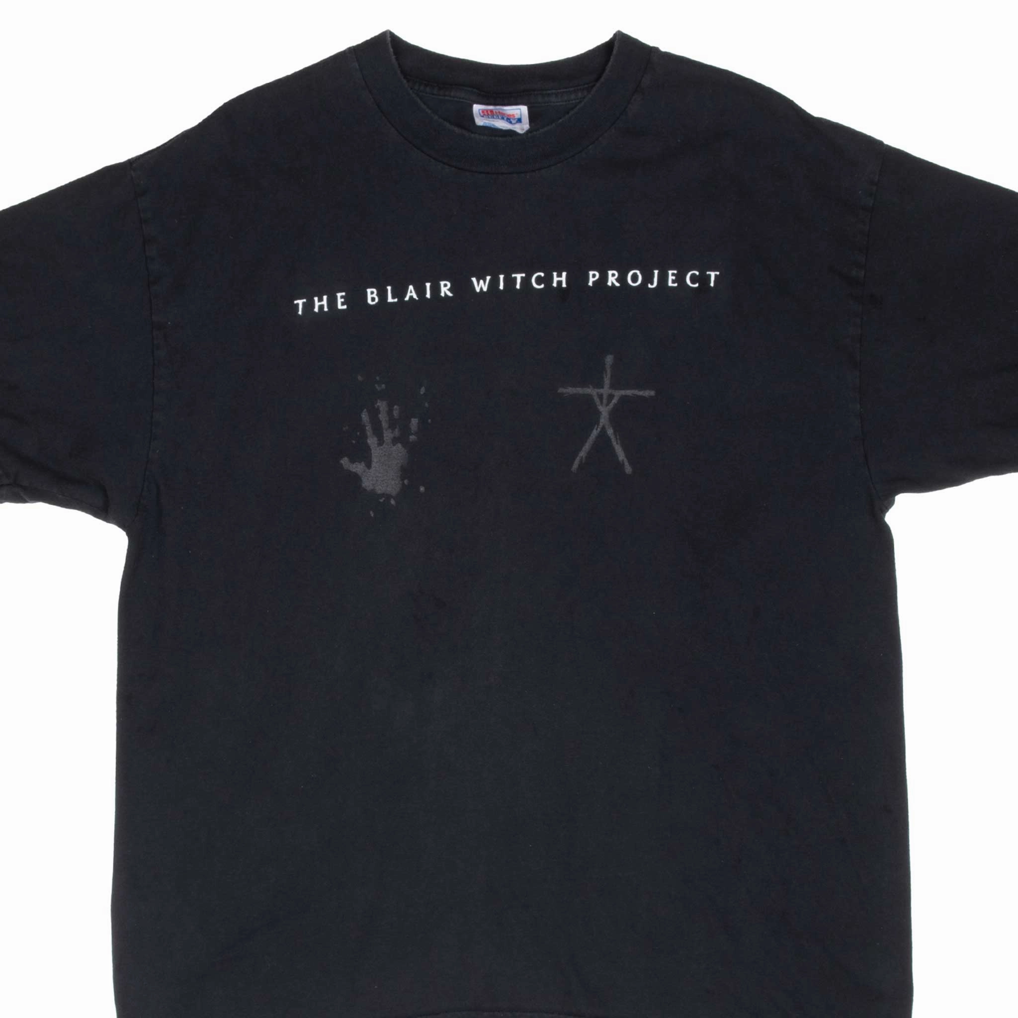 VINTAGE HORROR MOVIE THE BLAIR WITCH PROJECT 1990S TEE SHIRT XL
