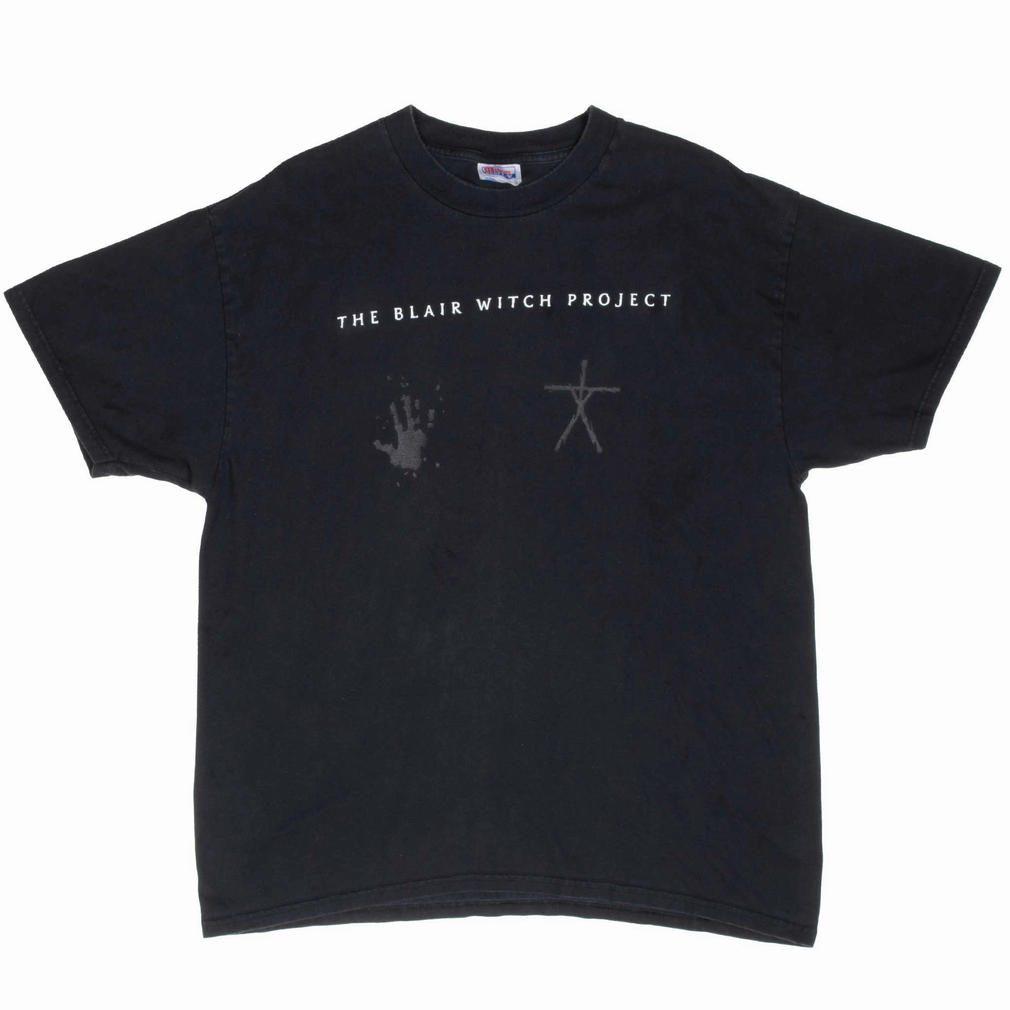 VINTAGE HORROR MOVIE THE BLAIR WITCH PROJECT 1990S TEE SHIRT XL