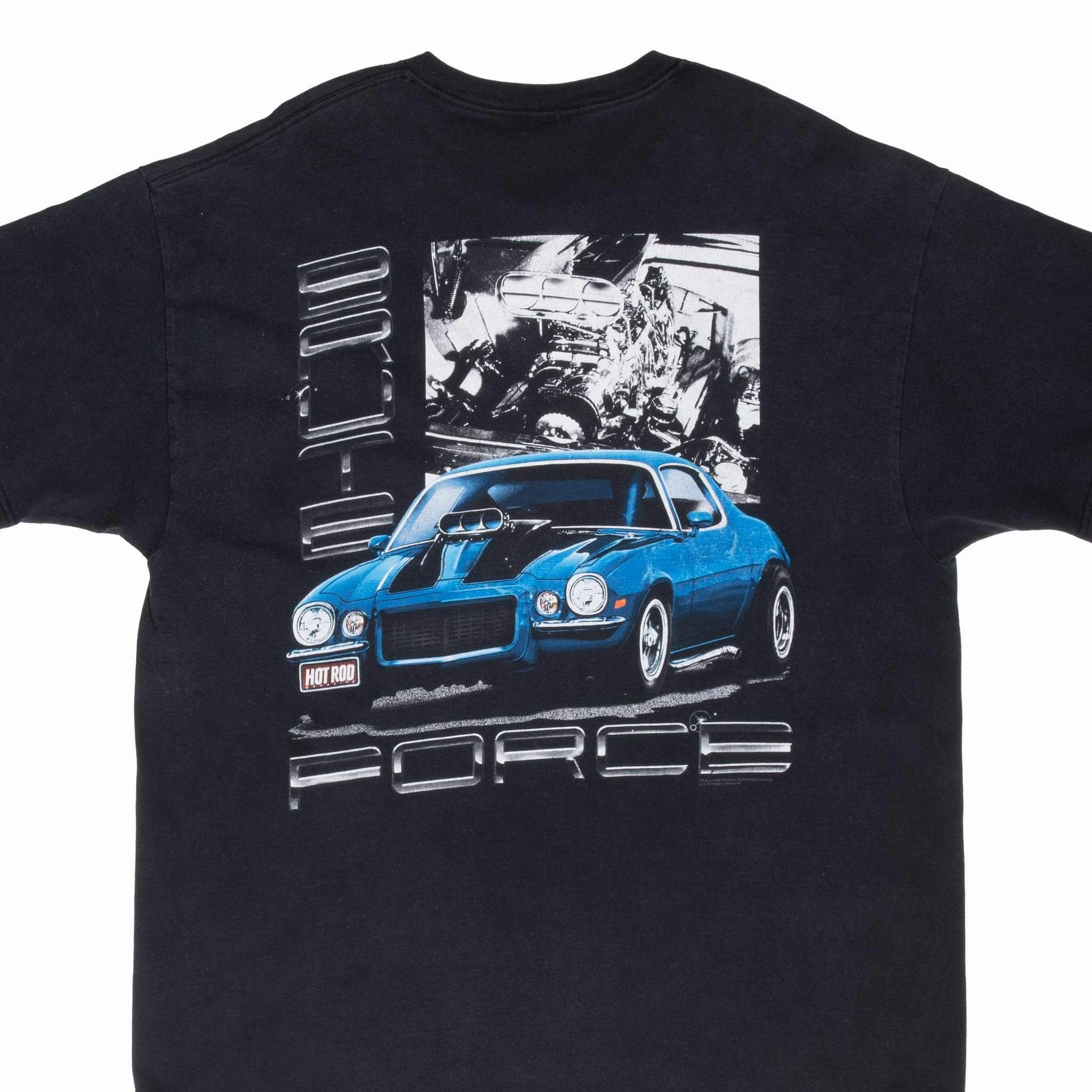 VINTAGE HOT ROD MAGAZINE BRUTE FORCE 1999 TEE SHIRT 2XL MADE IN USA