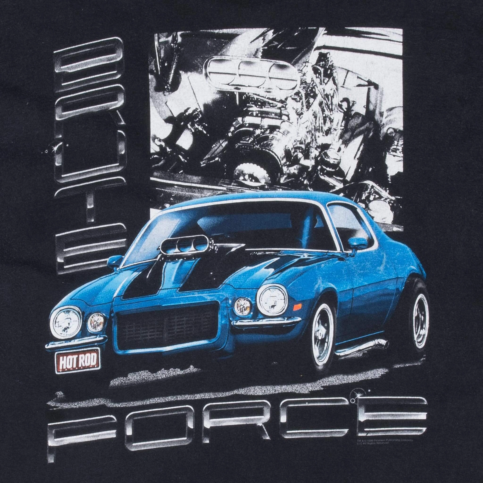 VINTAGE HOT ROD MAGAZINE BRUTE FORCE 1999 TEE SHIRT 2XL MADE IN USA