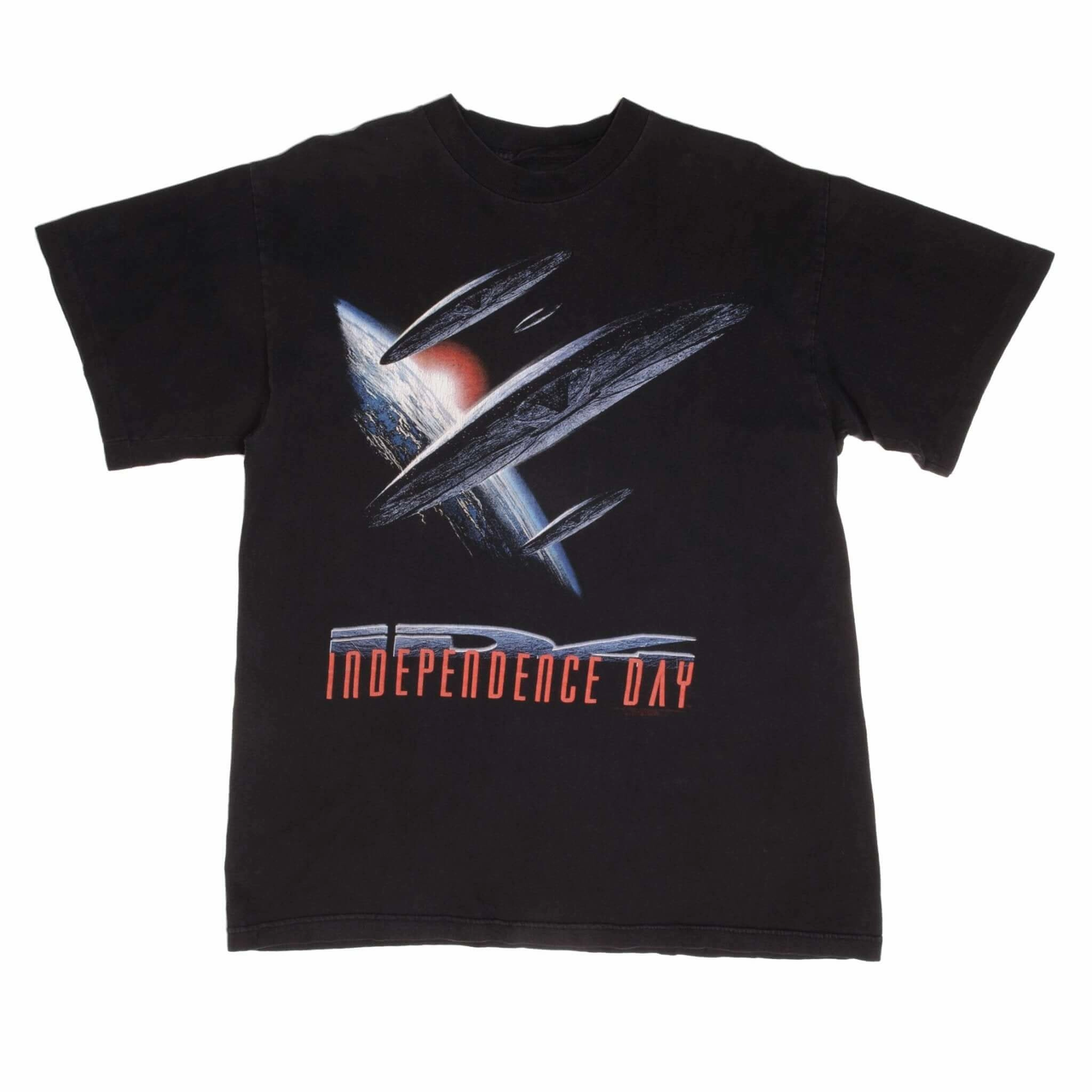 VINTAGE INDEPENDENCE DAY TEE SHIRT MOVIE PROMO 1996 SIZE LARGE